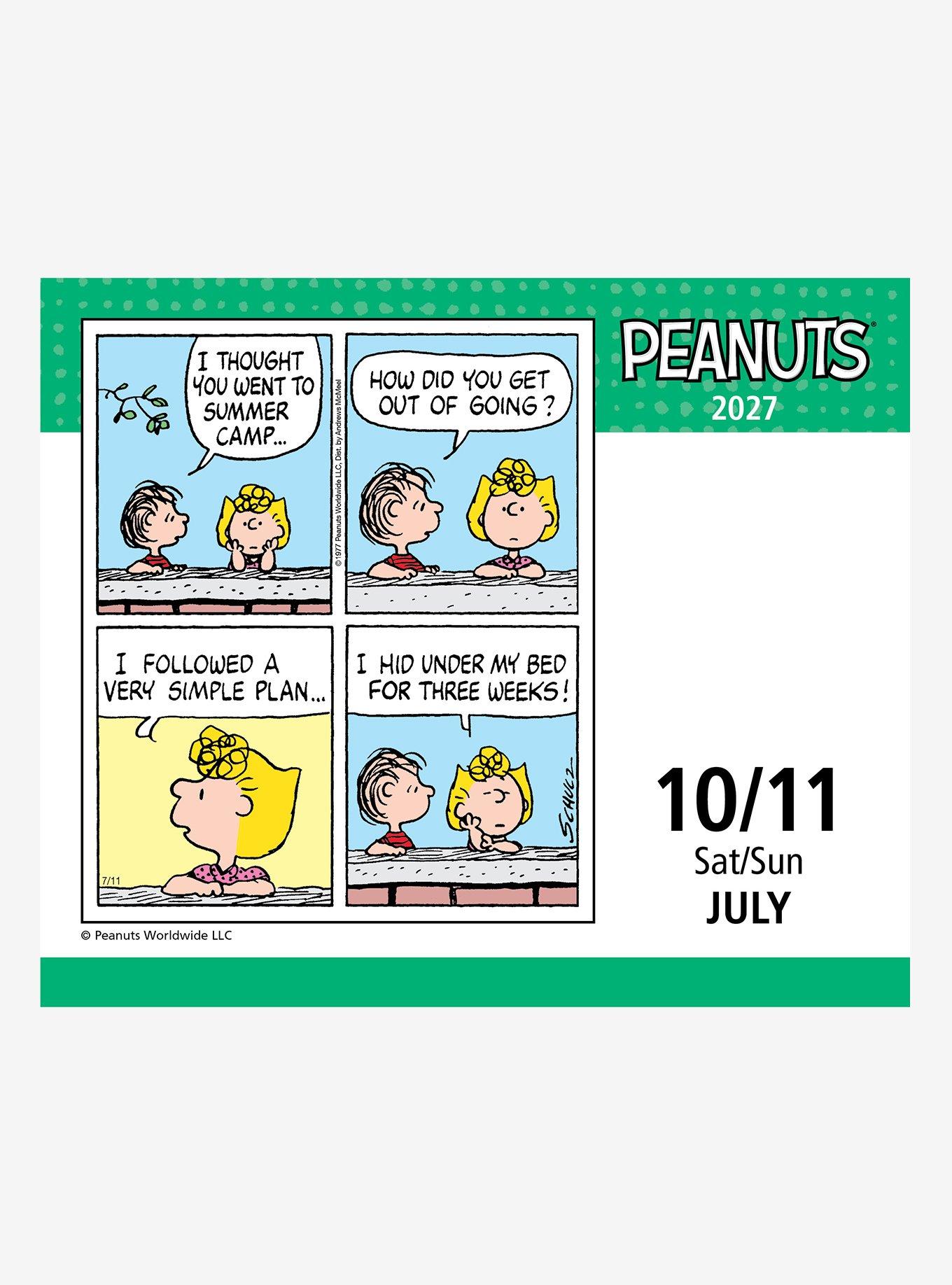 Peanuts 2027 Desk Calendar