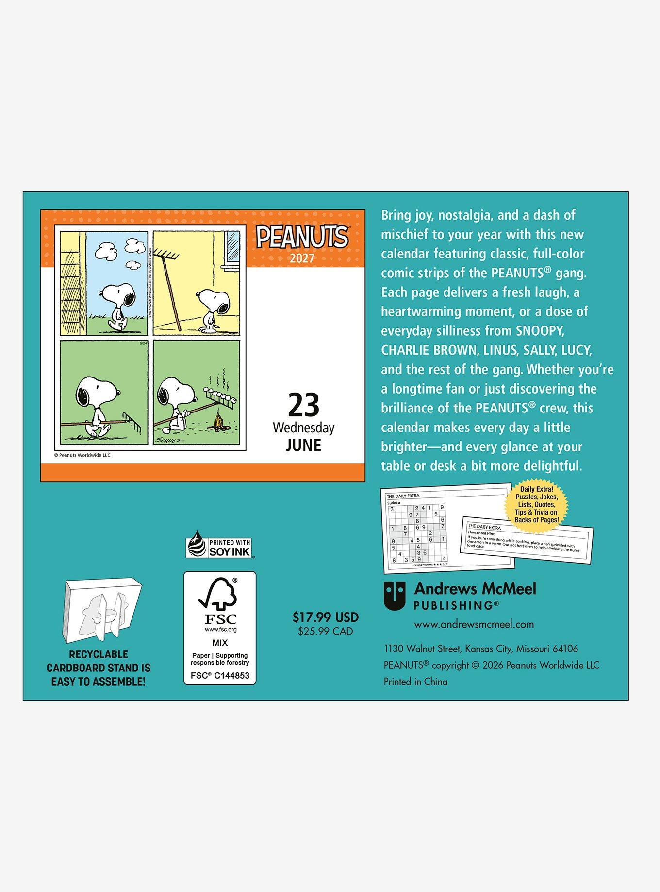 Peanuts 2027 Desk Calendar, , alternate - view 4