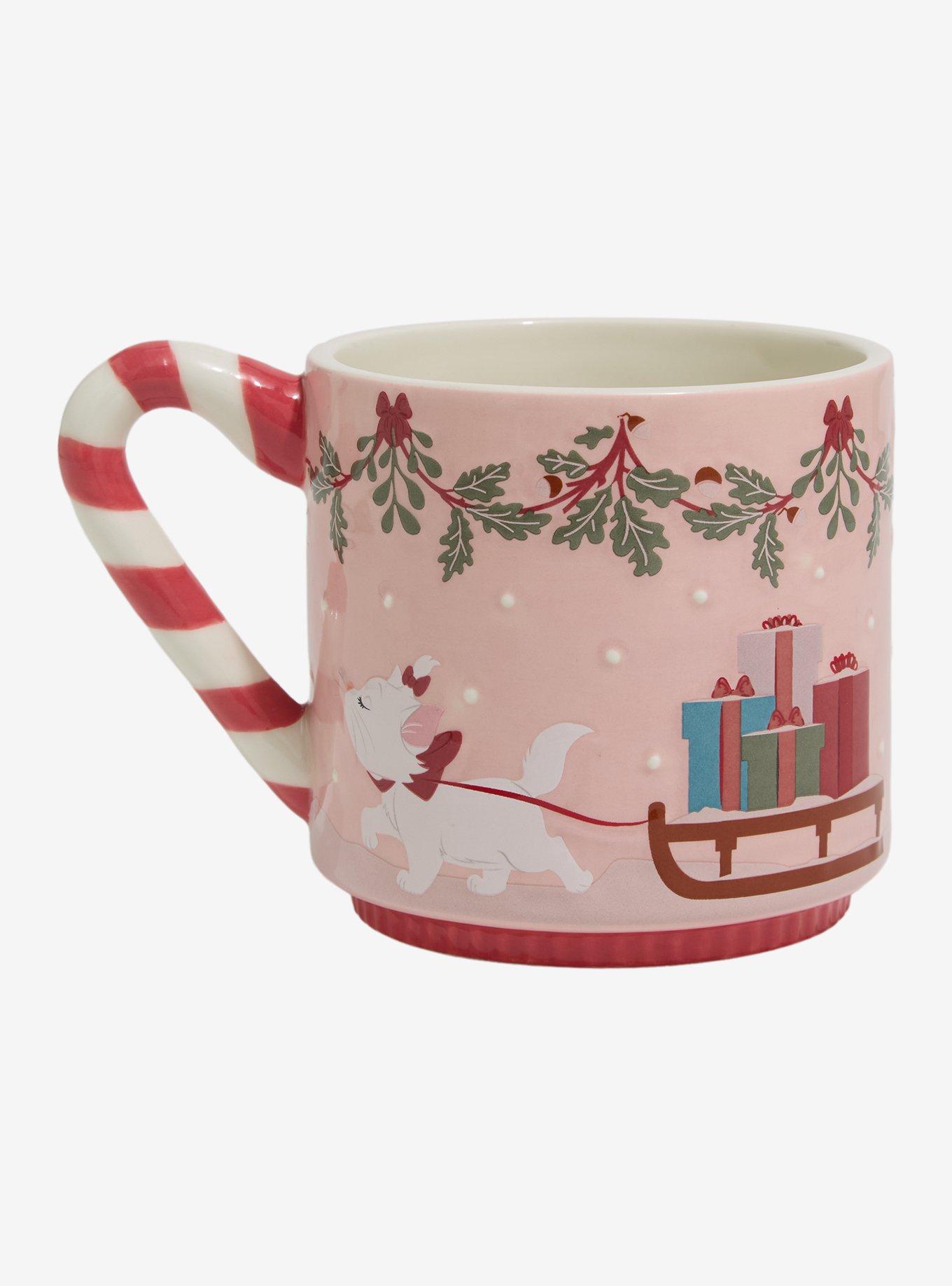 Disney The Aristocats Marie Pink Holiday Scenes Mug - BoxLunch Exclusive, , alternate - view 2