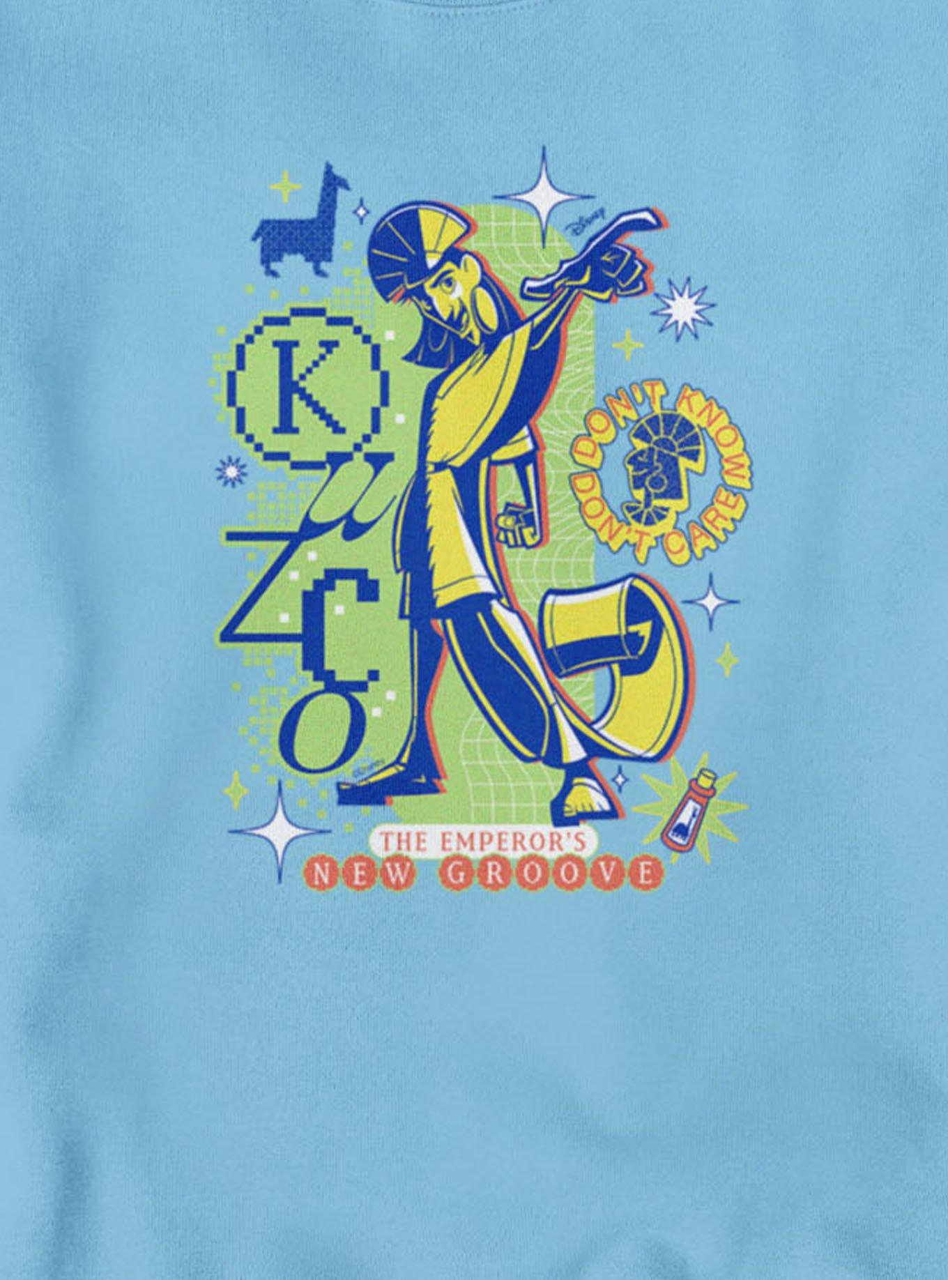 Disney The Emperor's New Groove Disco Kuzco Don't Know Don't Care Sweatshirt, , hi-res