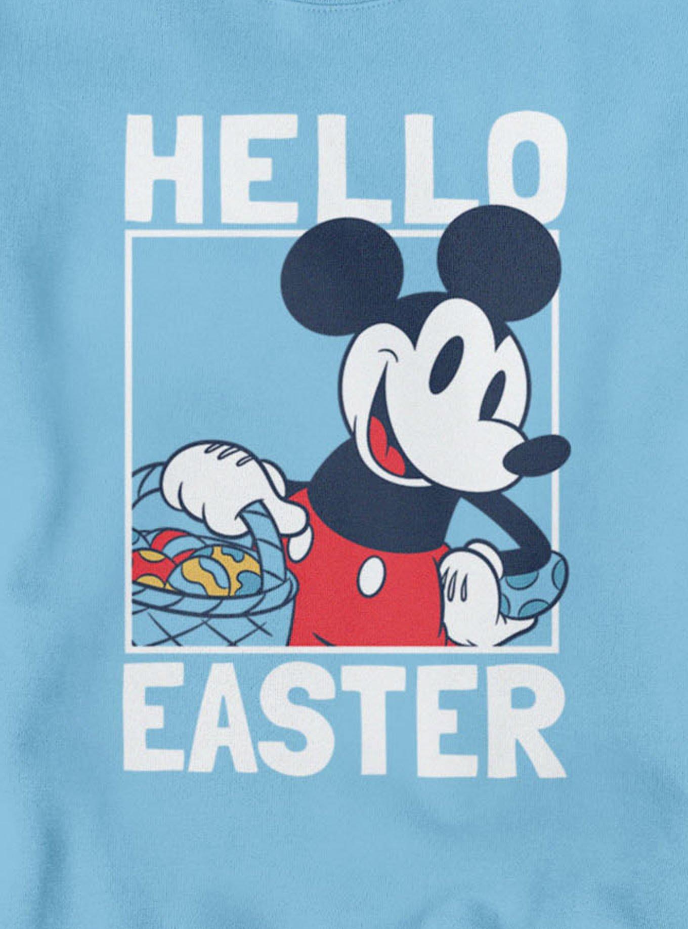 Disney Mickey Mouse Hello Easter Egg Basket Sweatshirt, , hi-res