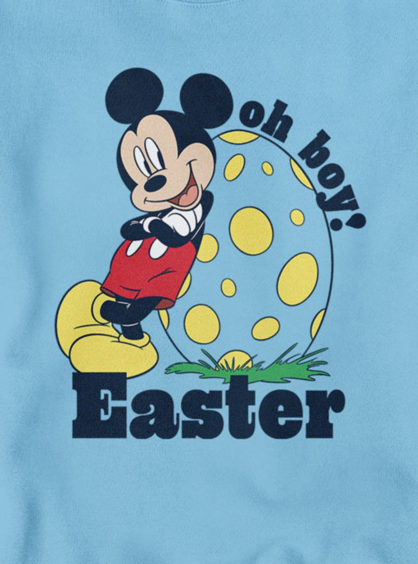 Disney Mickey Mouse Oh Boy Easter Egg Sweatshirt