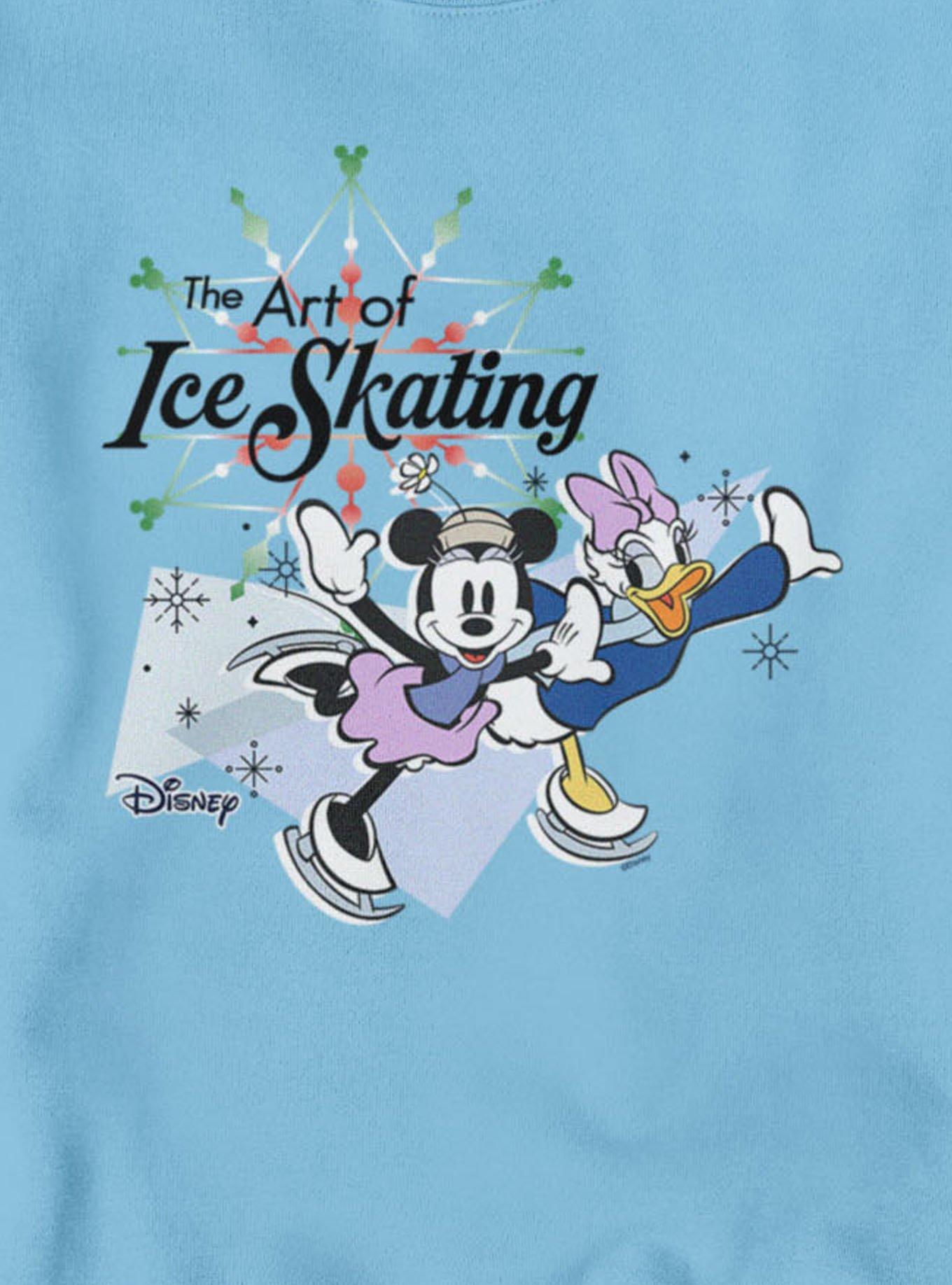 Disney Minnie Mouse And Daisy Duck The Art Of Ice Skating Sweatshirt, , hi-res