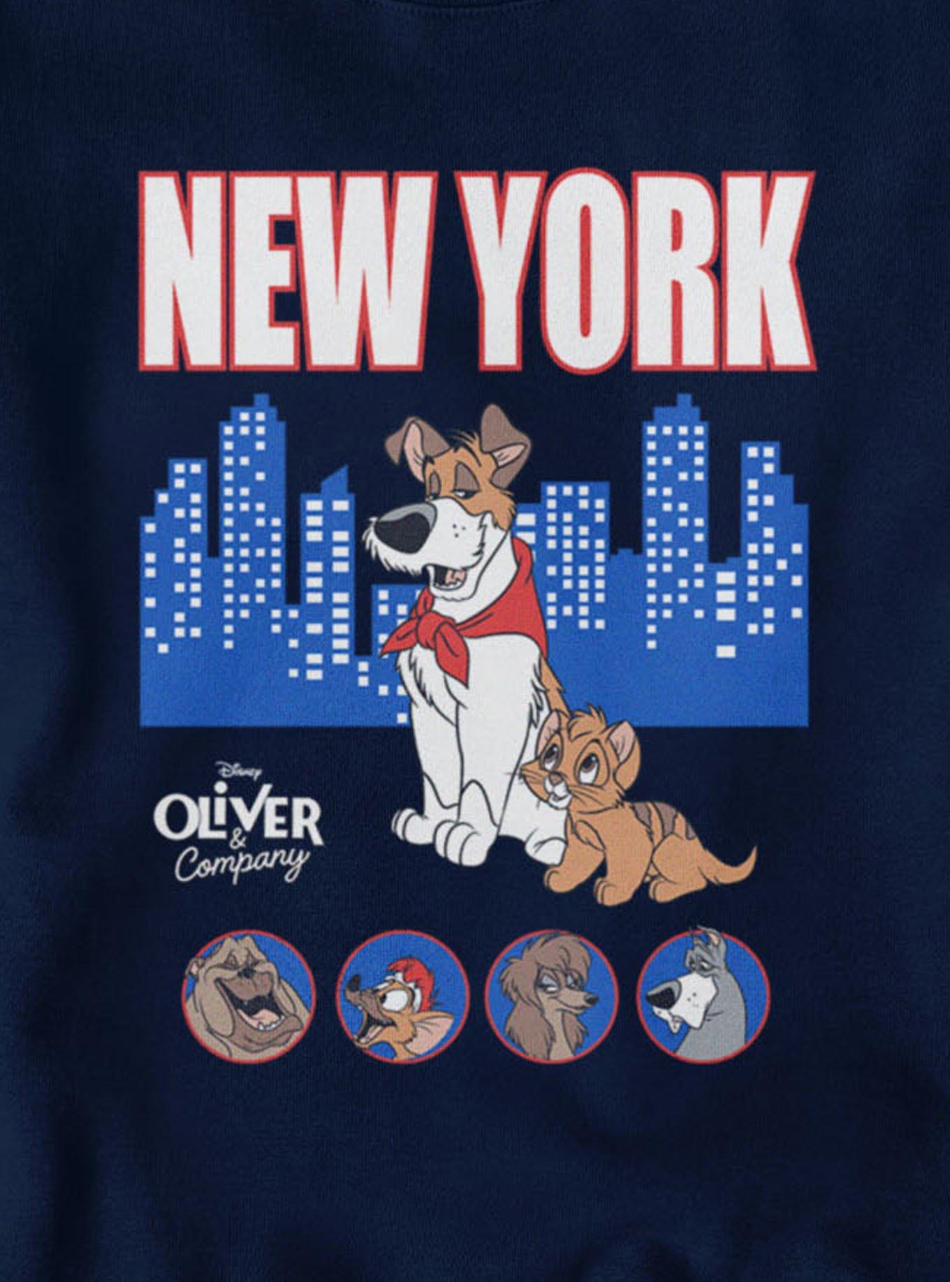 Disney Oliver & Company New York Skyline Characters Sweatshirt, , hi-res