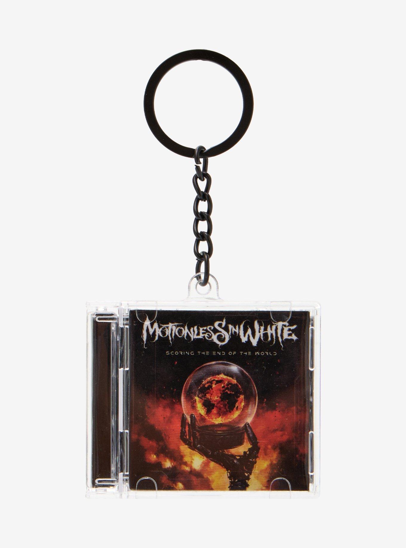 Motionless In White Scoring End Of World CD Keychain, , hi-res