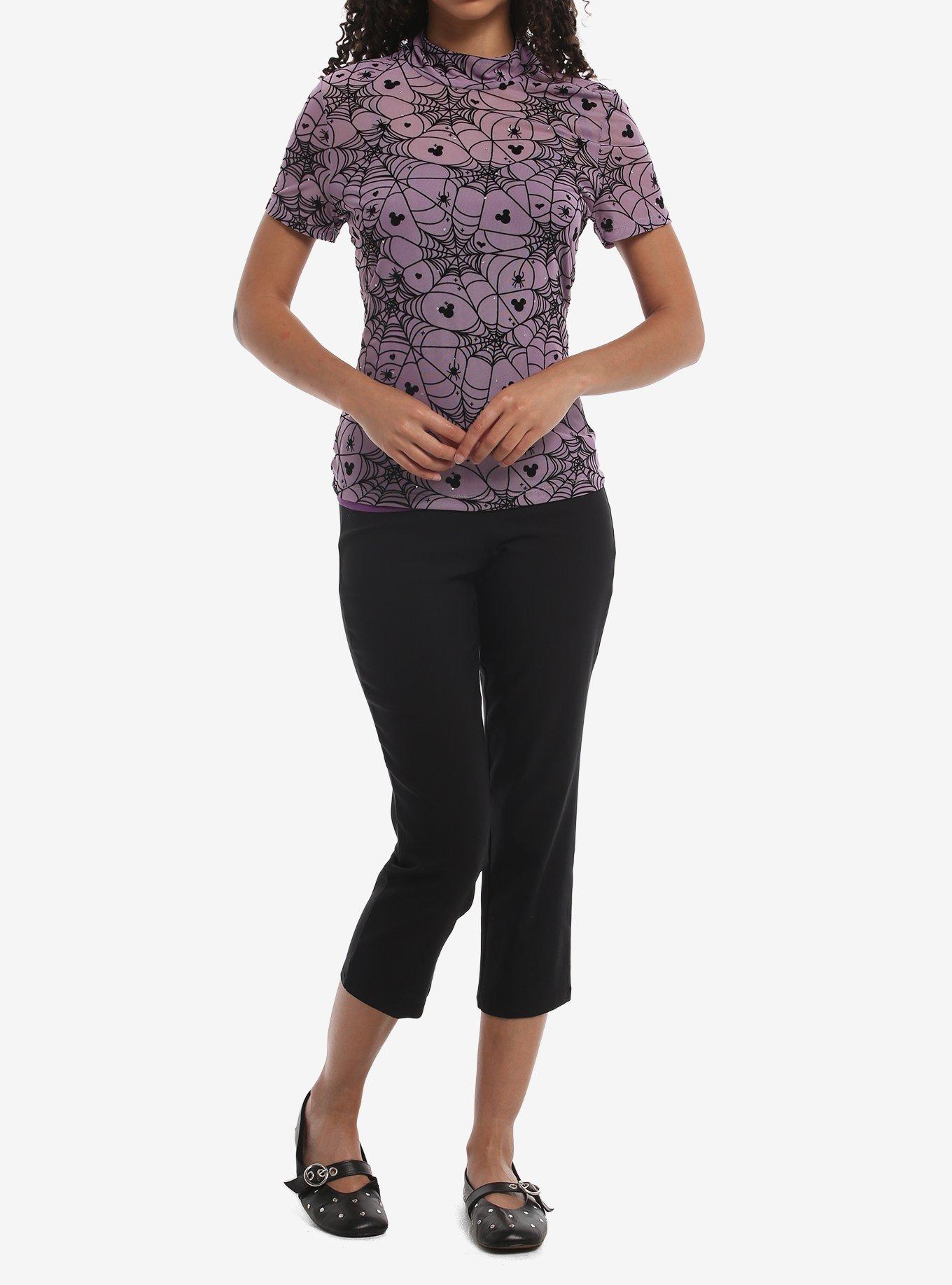 Her Universe Disney Mickey Mouse Spiderwebs Mesh Top Her Universe Exclusive, , hi-res
