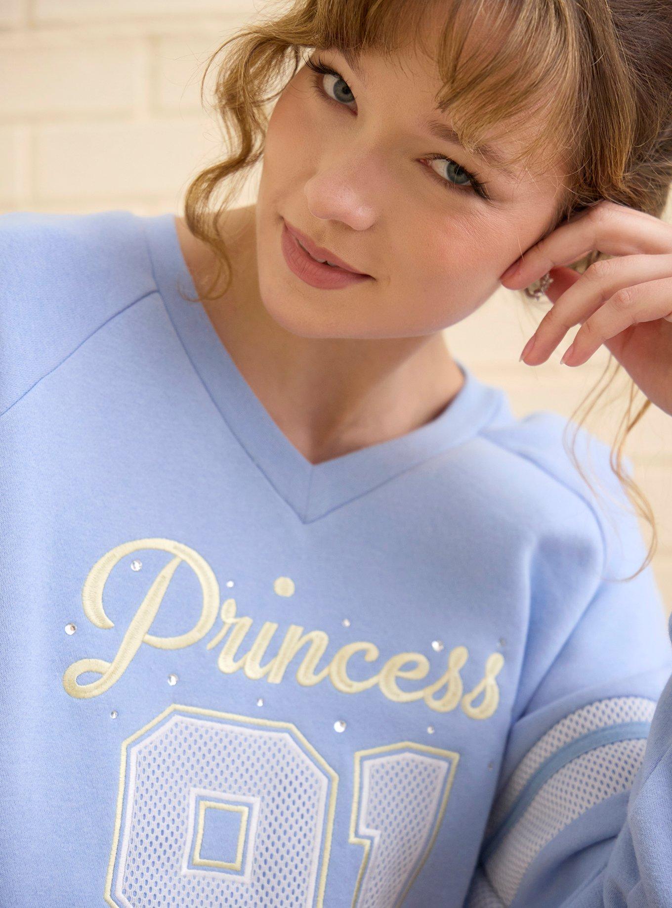 Her Universe Disney Princess Belle Varsity Sweatshirt Her Universe Exclusive, MULTI, alternate - view 4