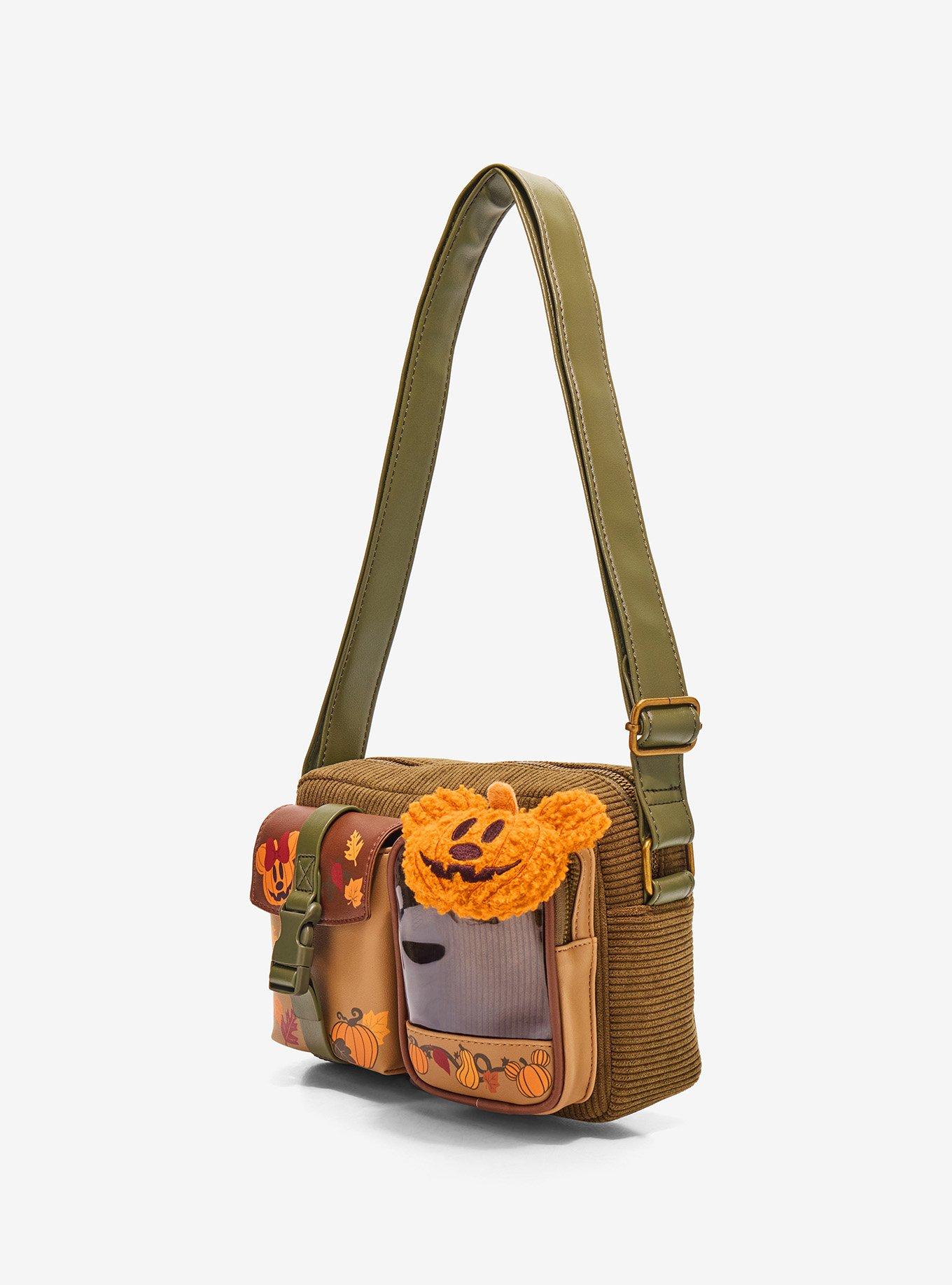 Her Universe Disney Halloween Pumpkin Plush Shoulder Bag, , hi-res