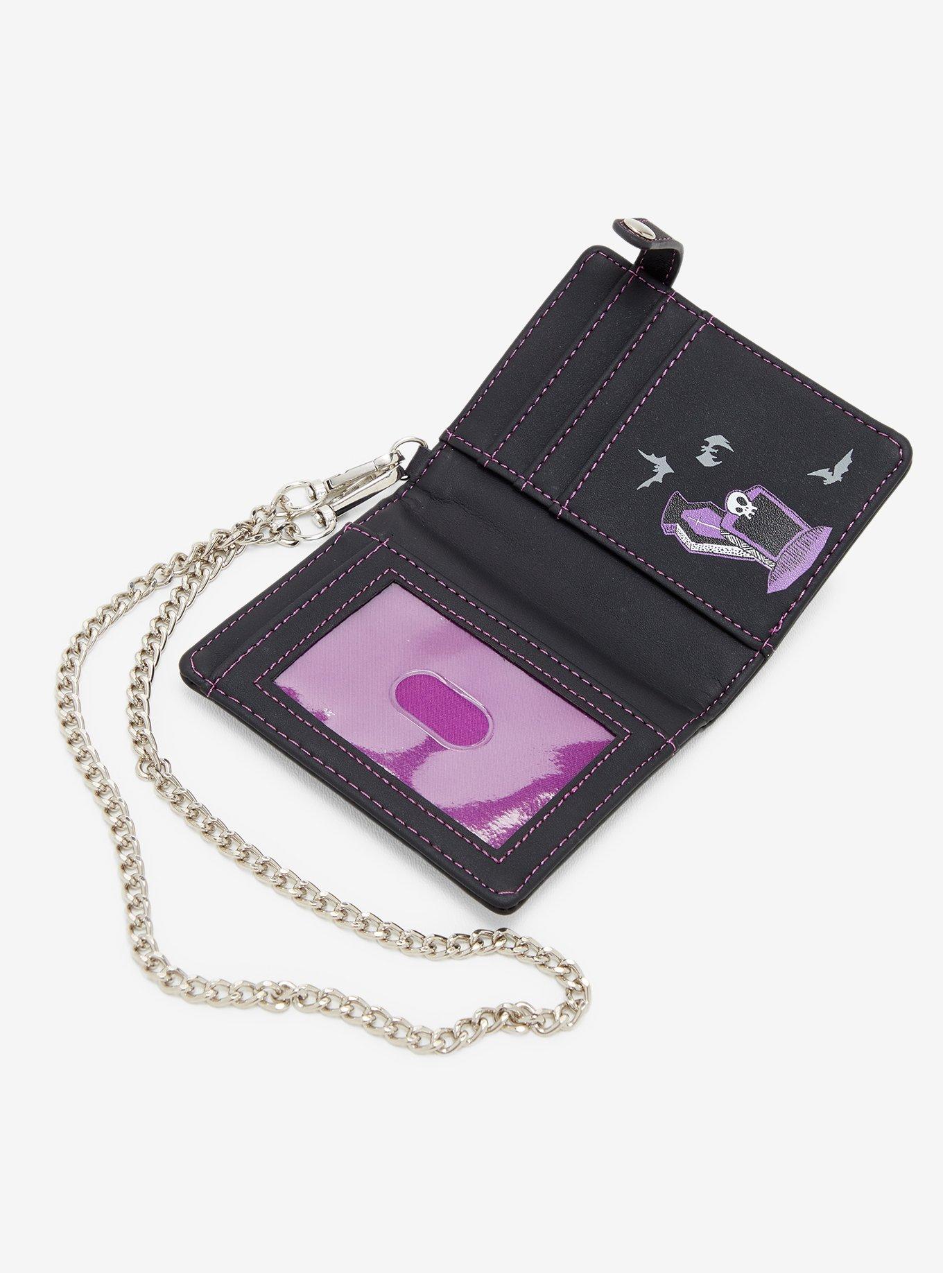 The Nightmare Before Christmas Jack Zipper Chain Wallet, , alternate - view 4