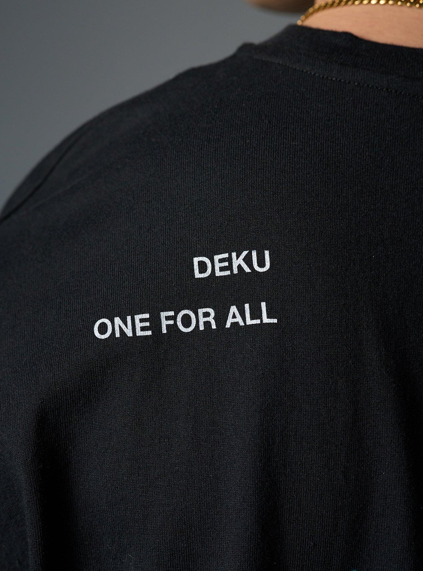 Village Hidden In Iron X Hot Topic My Hero Academia Deku T-Shirt Hot Topic Exclusive, BLACK, alternate