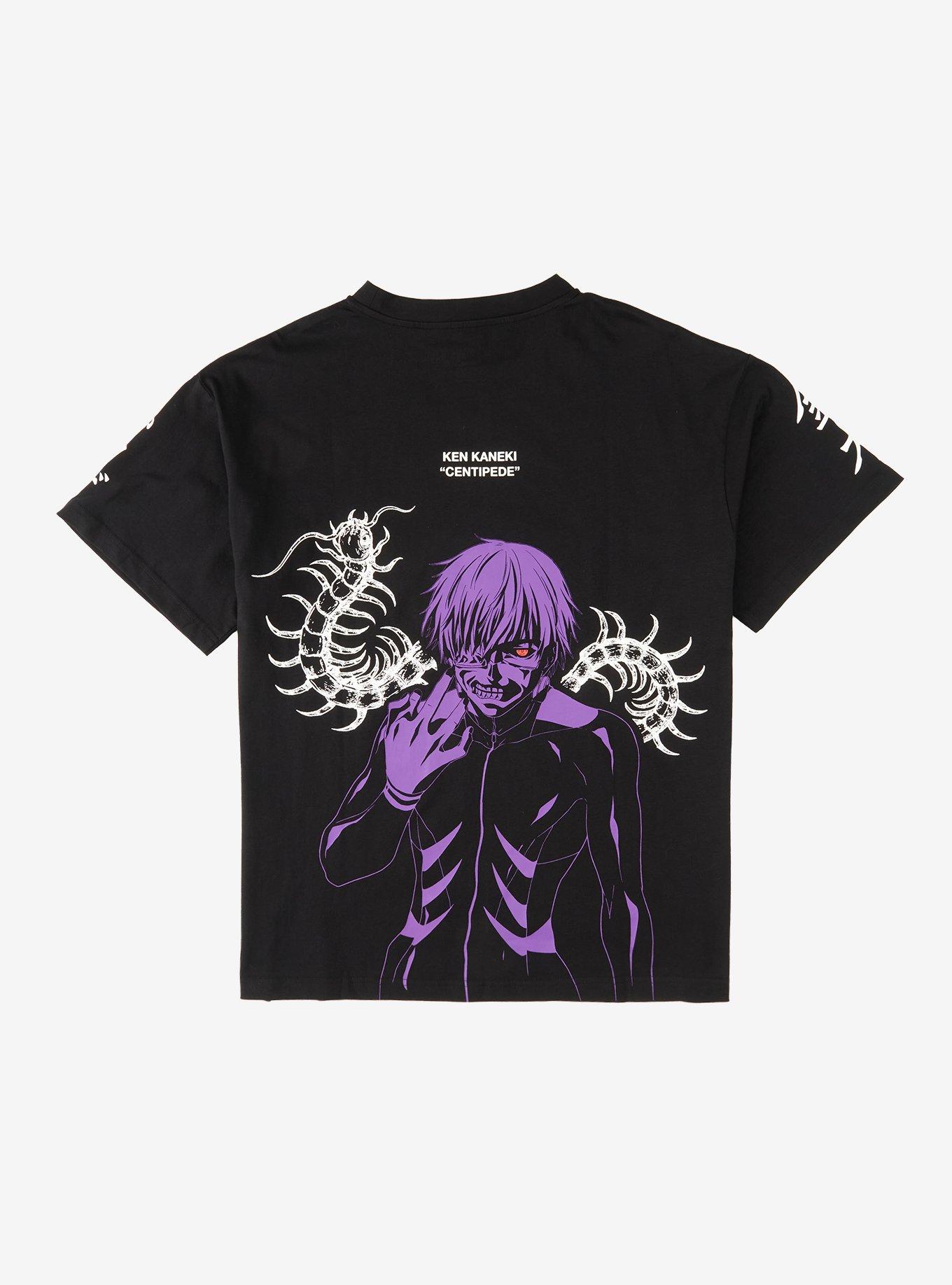 Village Hidden In Iron X Hot Topic Tokyo Ghoul Ken Kaneki Centipede T-Shirt Hot Topic Exclusive, , hi-res