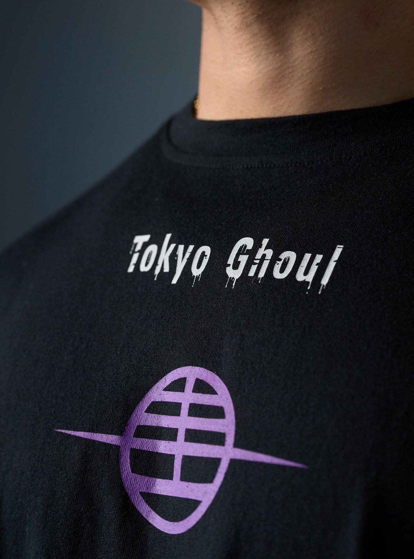 Village Hidden In Iron X Hot Topic Tokyo Ghoul Ken Kaneki Centipede T-Shirt Hot Topic Exclusive, BLACK, alternate