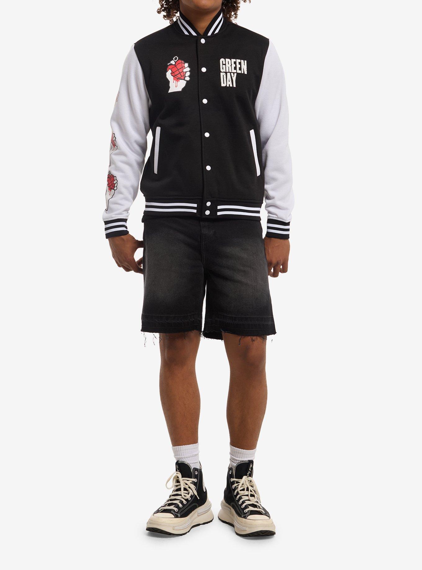 Green Day American Idiot Varsity Jacket, MULTI, alternate - view 3