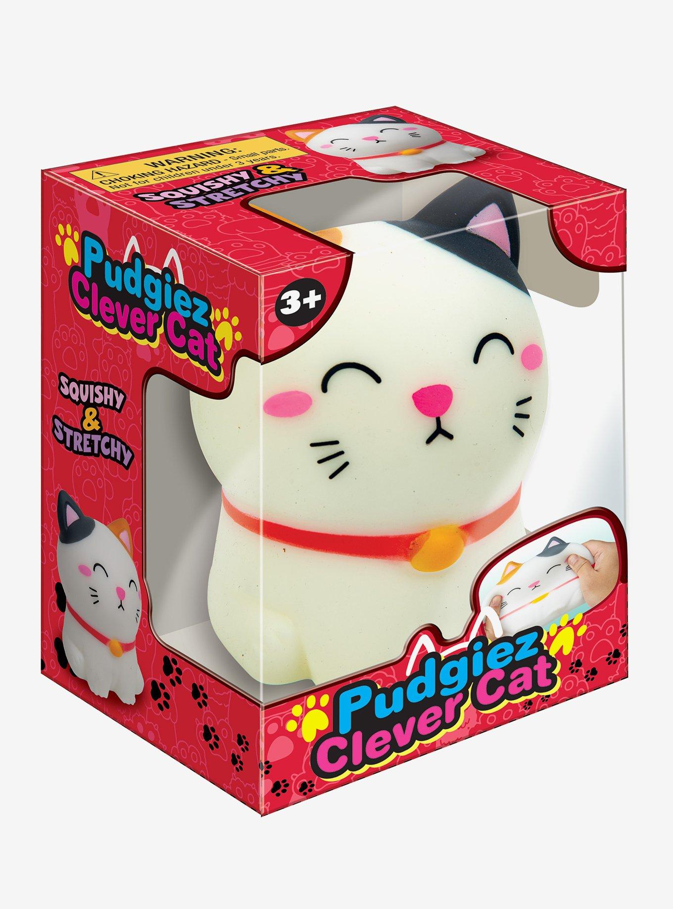 Pudgiez Clever Cat Squishy Toy, , hi-res