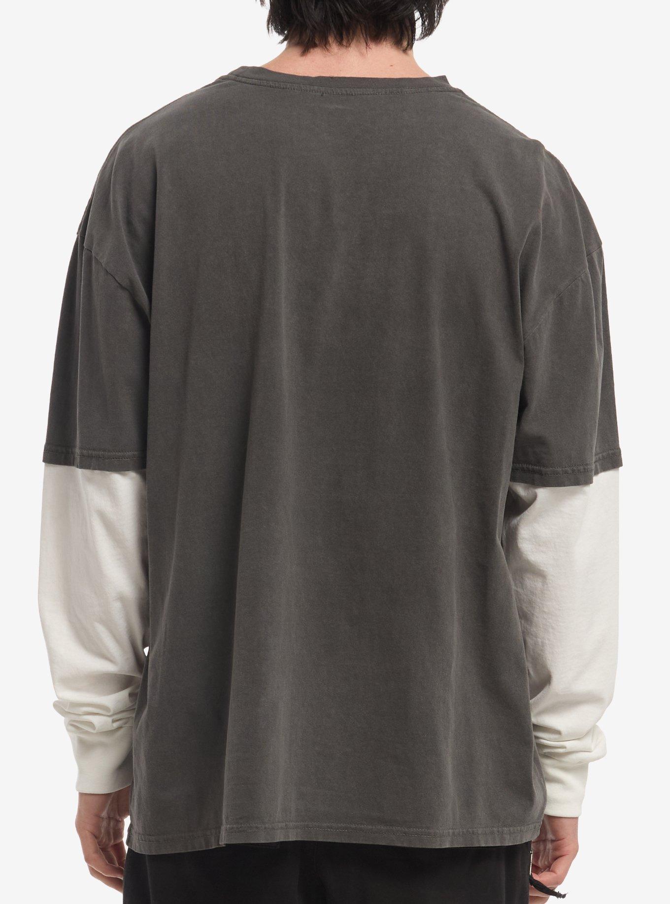 Ghost Papa Emeritus IV Spiderweb Twofer Long-Sleeve T-Shirt, BLACK, alternate - view 3