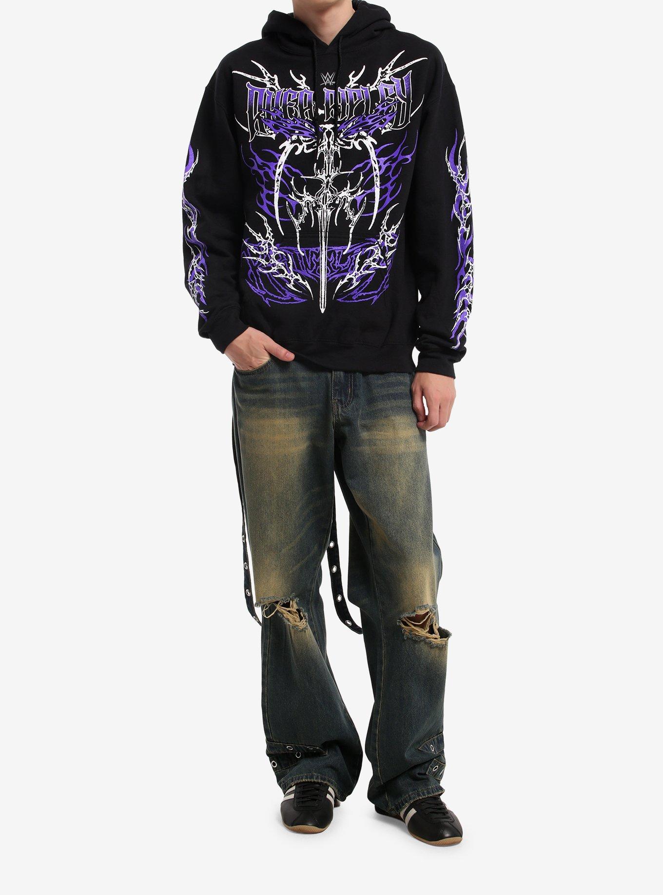 WWE Rhea Ripley Cyber Sigil Hoodie, BLACK, alternate - view 3