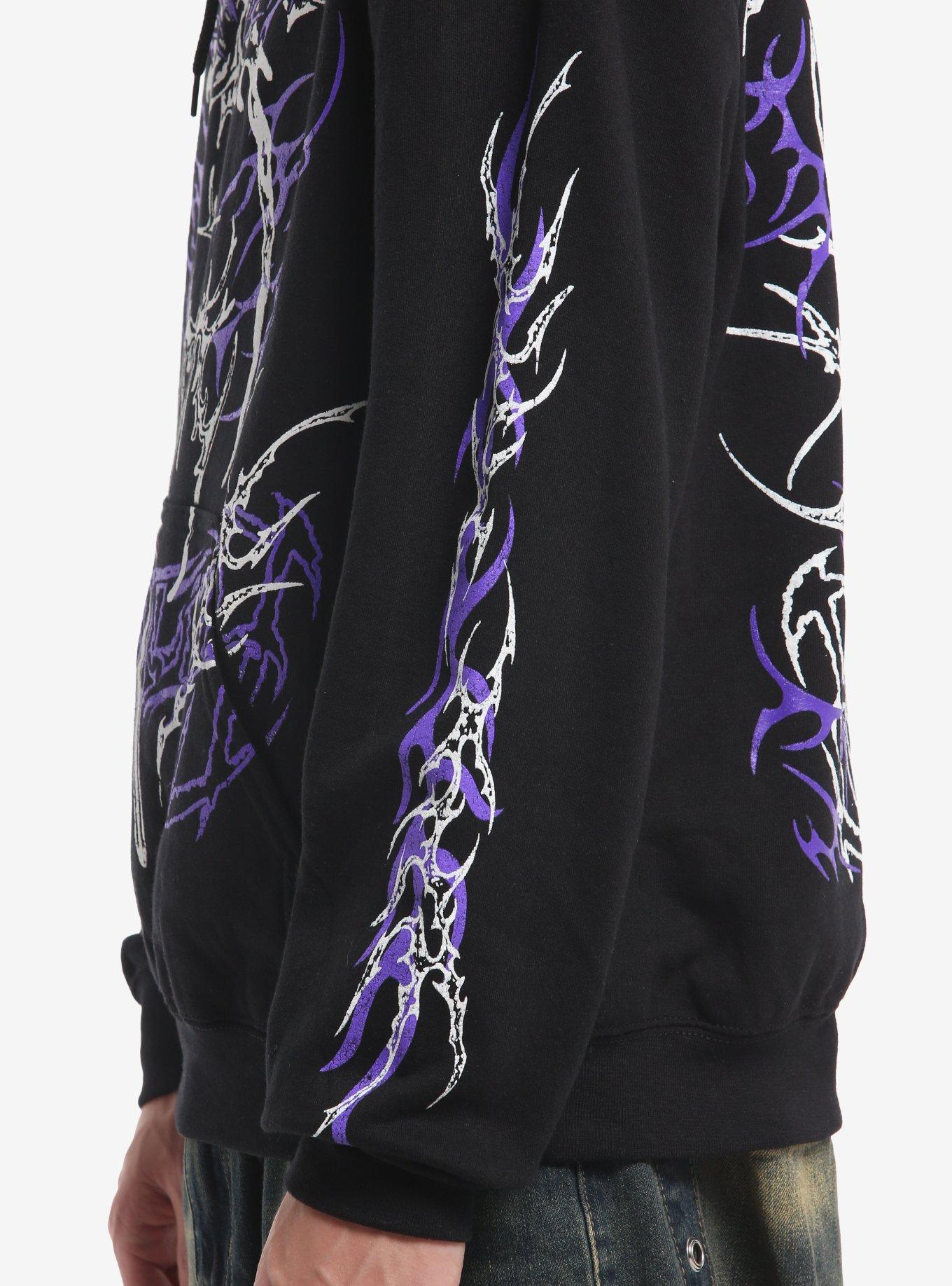 WWE Rhea Ripley Cyber Sigil Hoodie, BLACK, alternate - view 4