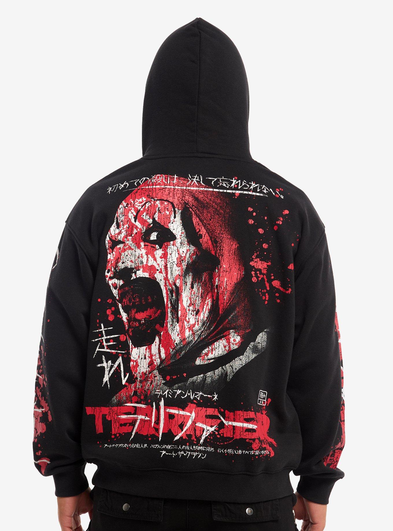 Terrifier Japanese Text Hoodie, , hi-res