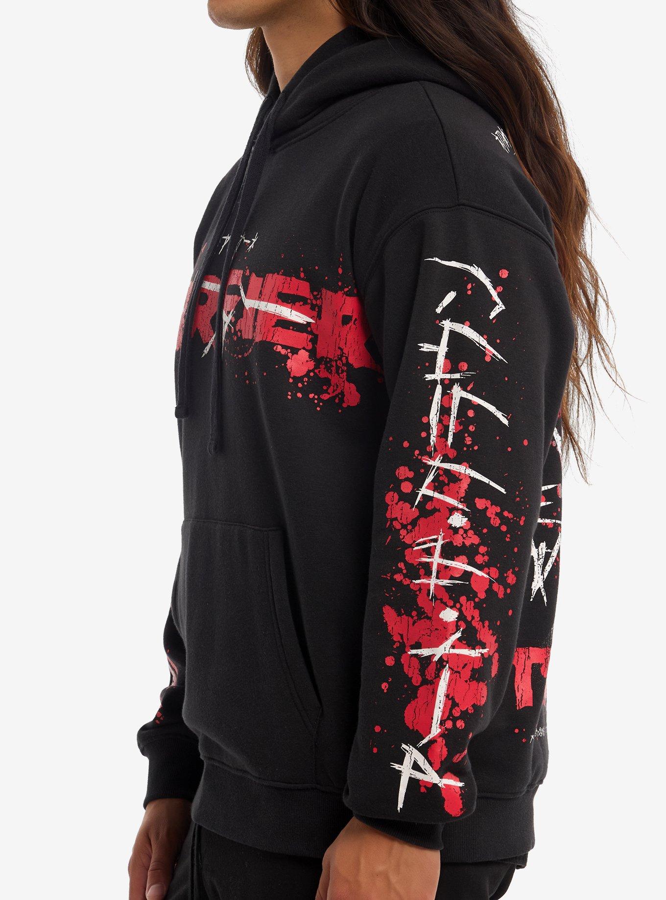 Terrifier Japanese Text Hoodie, BLACK, alternate - view 4