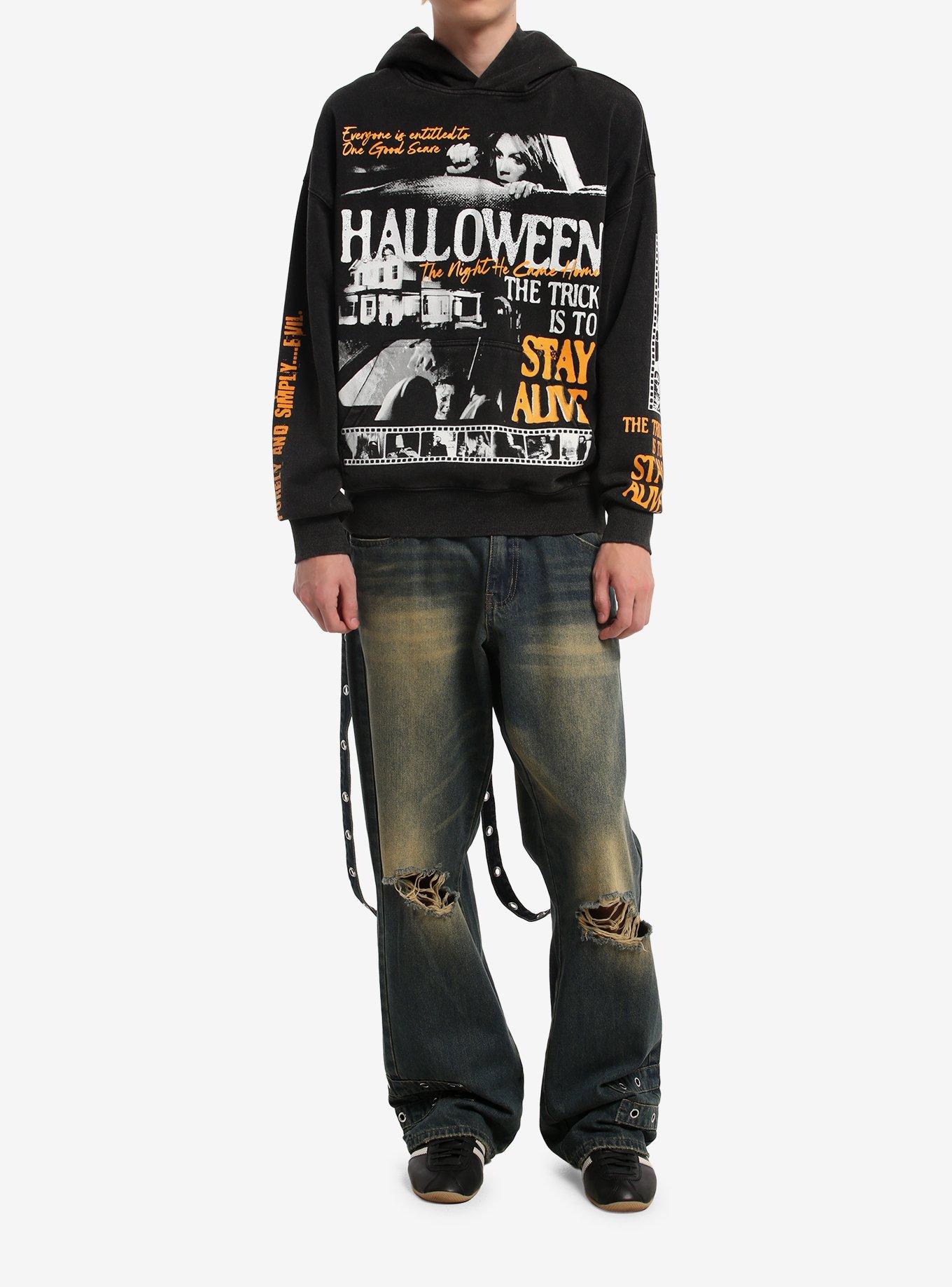 Halloween Scenes & Quotes Hoodie, MULTI, alternate - view 3