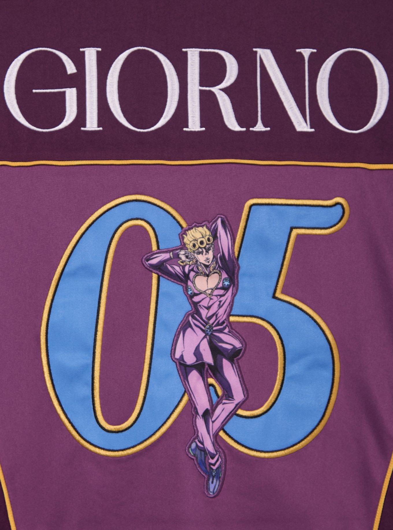 JoJo's Bizarre Adventure Giorno Football Jersey - BoxLunch Exclusive, BLACK, alternate - view 4