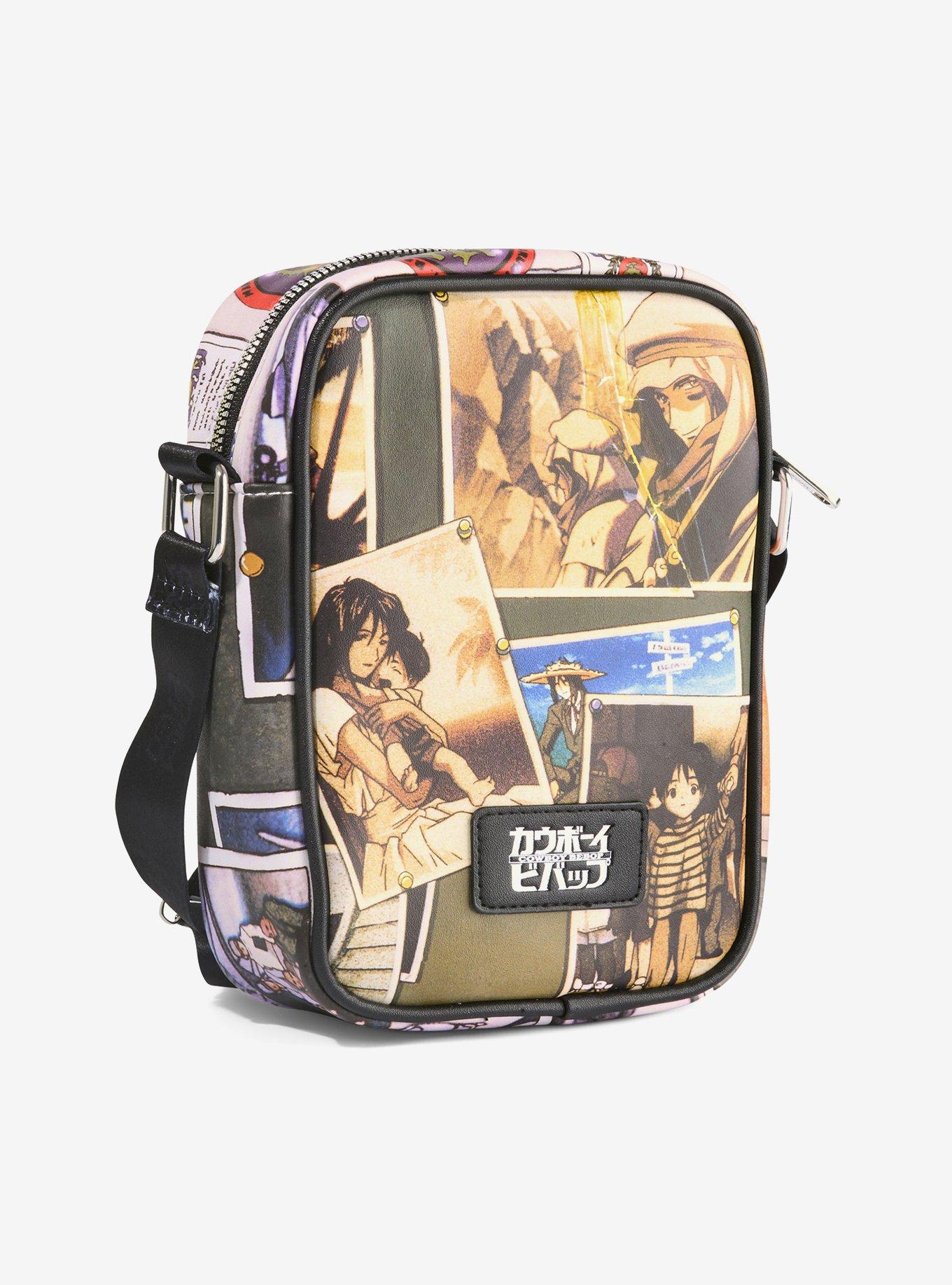Cowboy Bebop Faye & Spike Pose With Scenes Crossbody Bag, , alternate