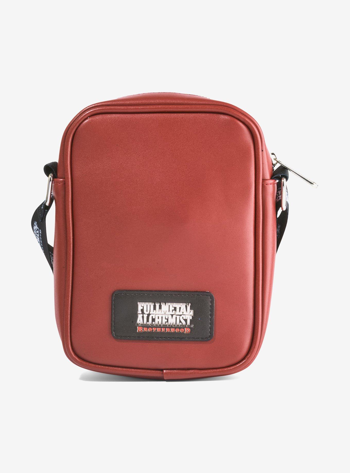 Fullmetal Alchemist Brotherhood Elric Brothers Pose & Scene Crossbody Bag, , alternate