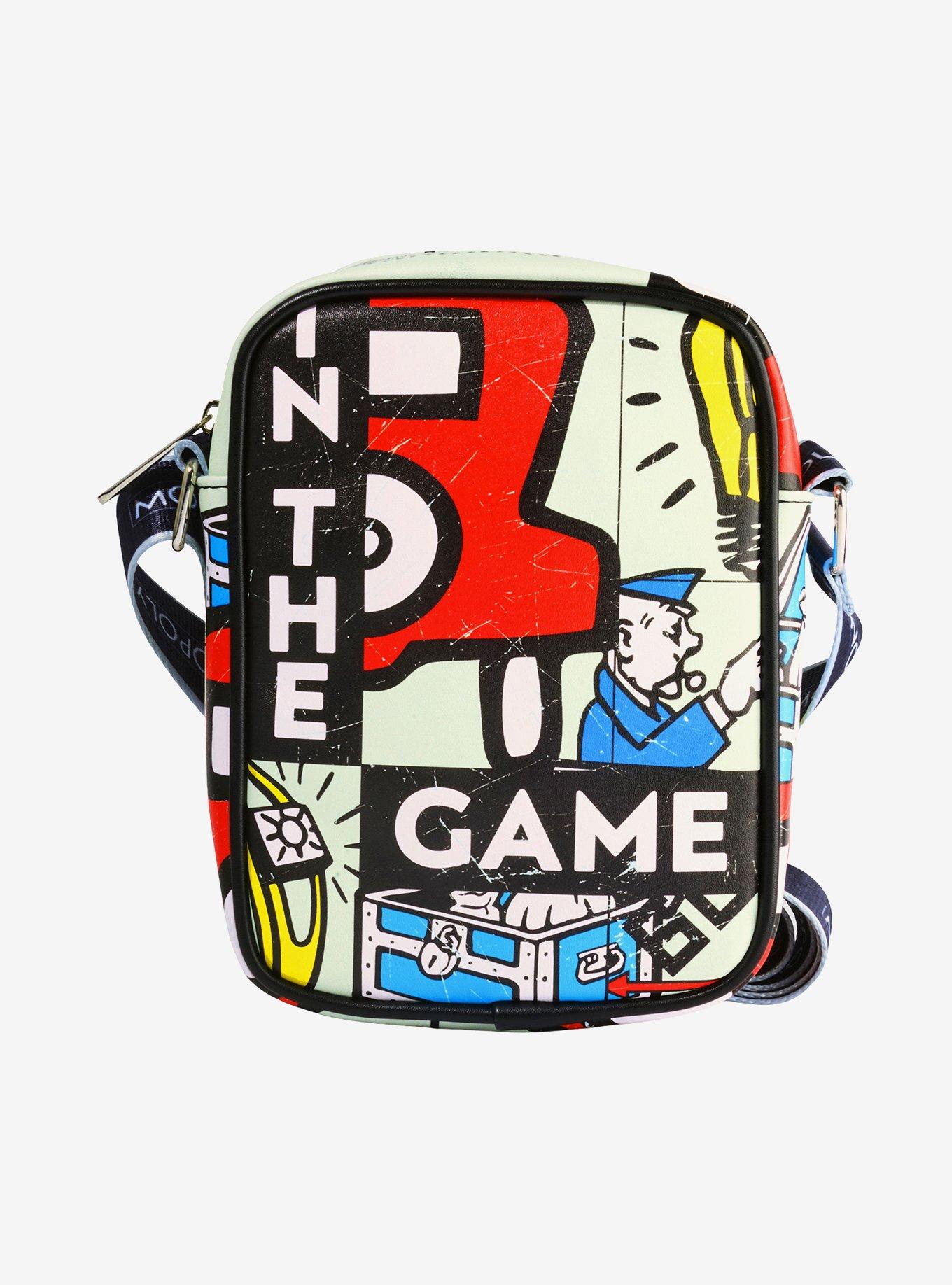 Monopoly In The Game Board Icons Stacked Crossbody Bag, , alternate