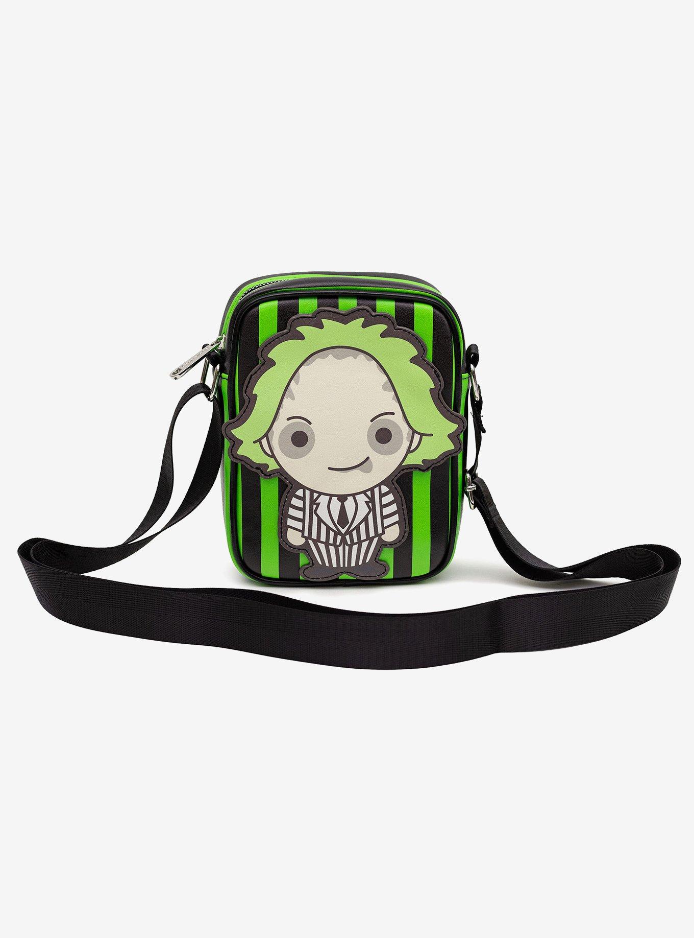 Beetlejuice Chibi Beetlejuice Pose Applique Crossbody Bag, , hi-res