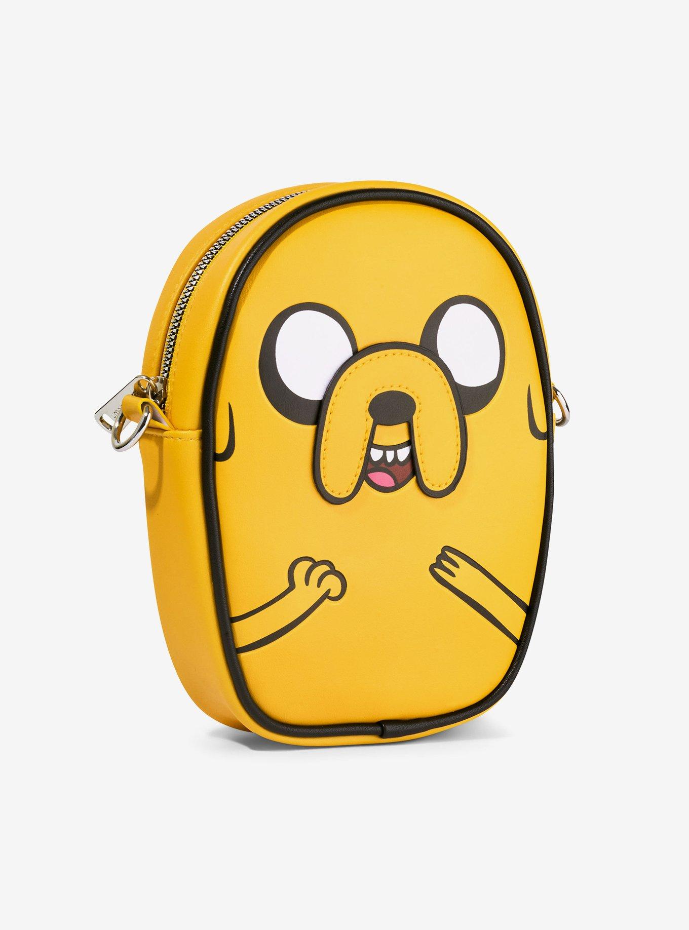 Adventure Time Jake Character Close Up Yellow Crossbody Bag, , alternate