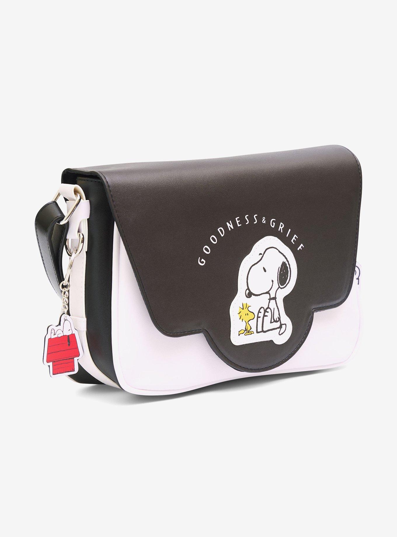 Peanuts Woodstock & Snoopy Goodness & Grief Fold Over Crossbody Bag, , alternate