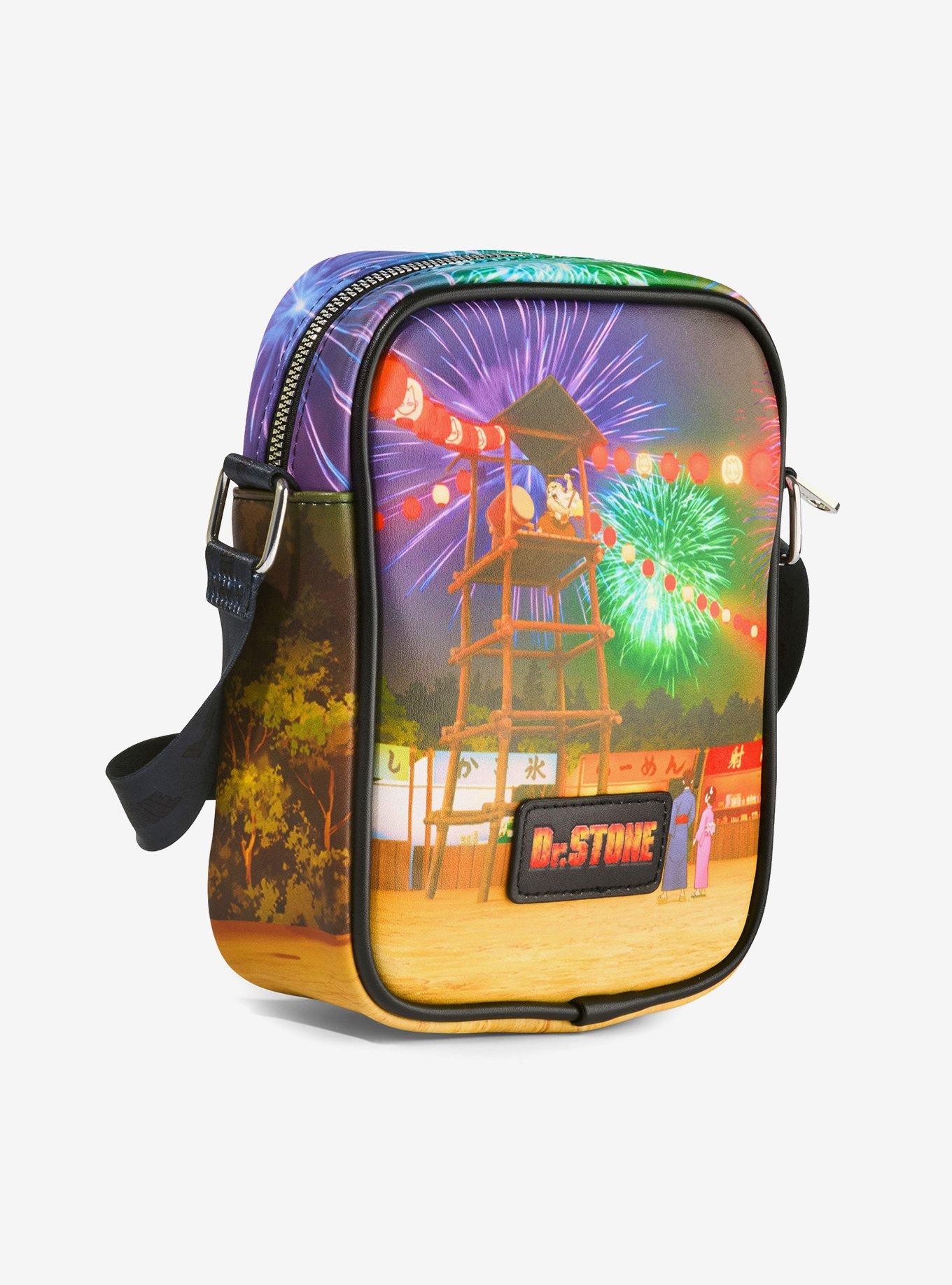 Dr. Stone Character Group Festival & Fireworks Crossbody Bag, , alternate