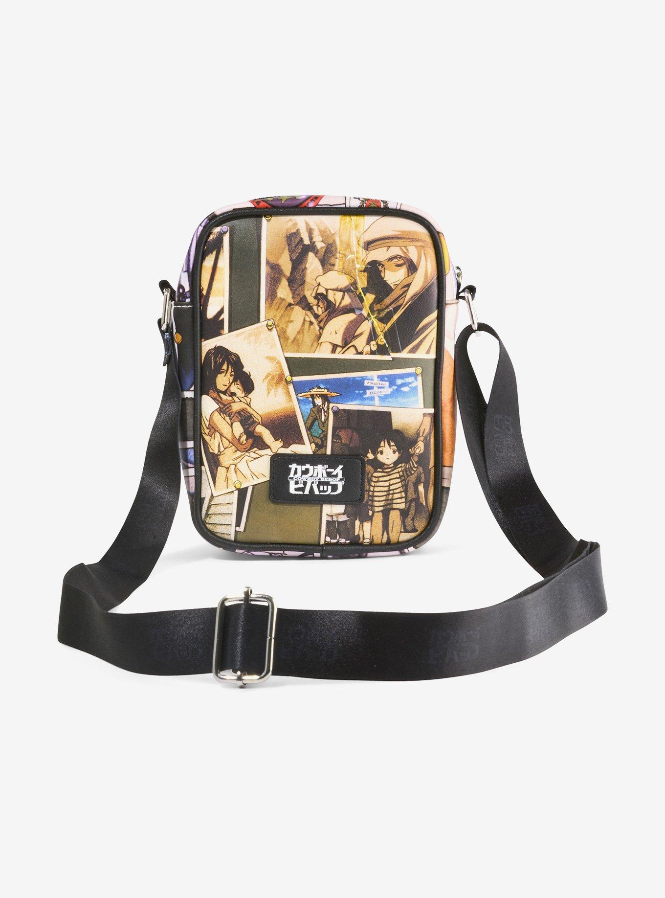 Cowboy Bebop Faye & Spike Pose With Scenes Crossbody Bag, , hi-res