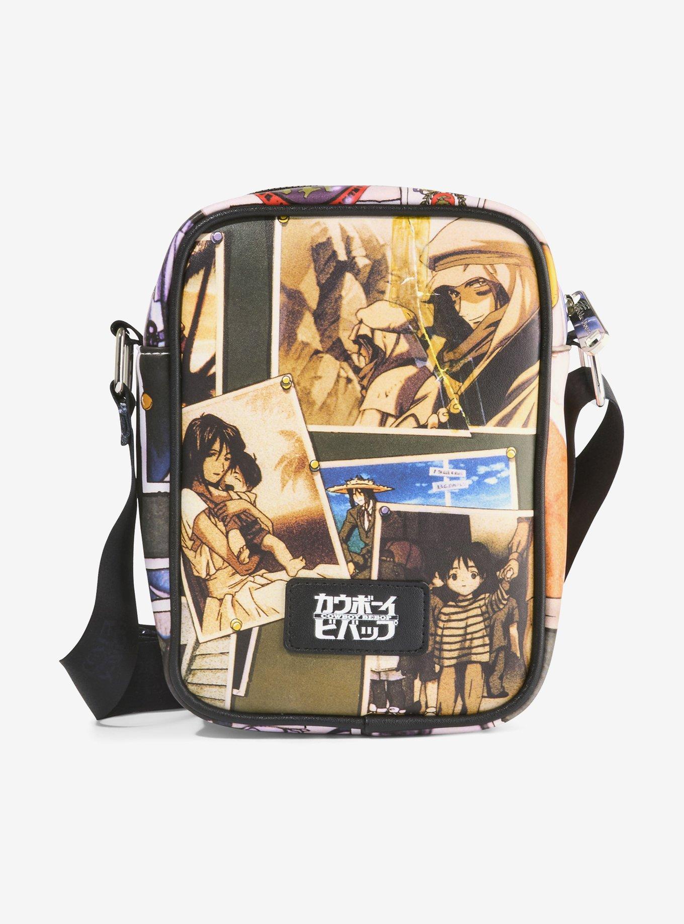 Cowboy Bebop Faye & Spike Pose With Scenes Crossbody Bag, , alternate