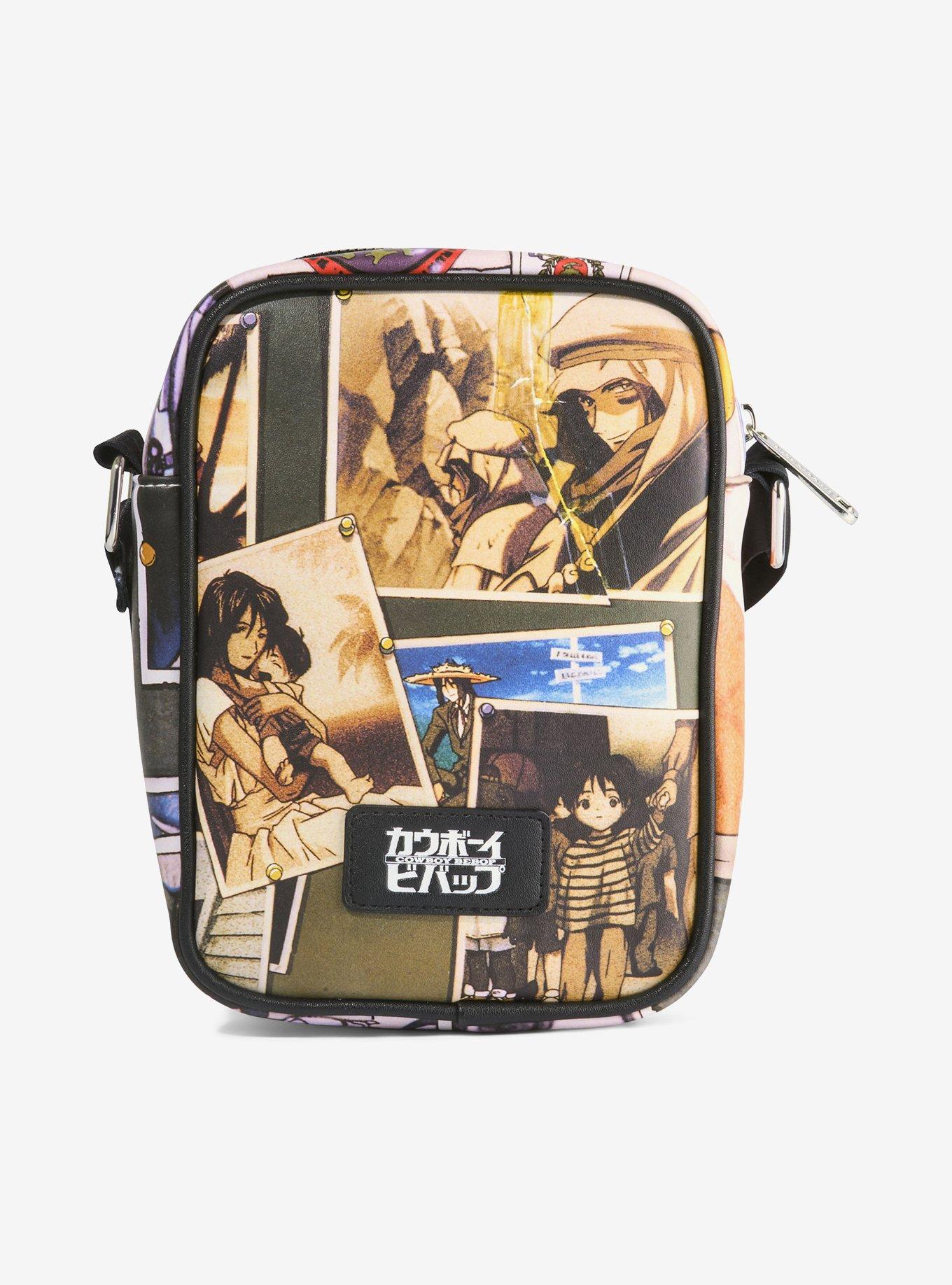 Cowboy Bebop Faye & Spike Pose With Scenes Crossbody Bag, , alternate