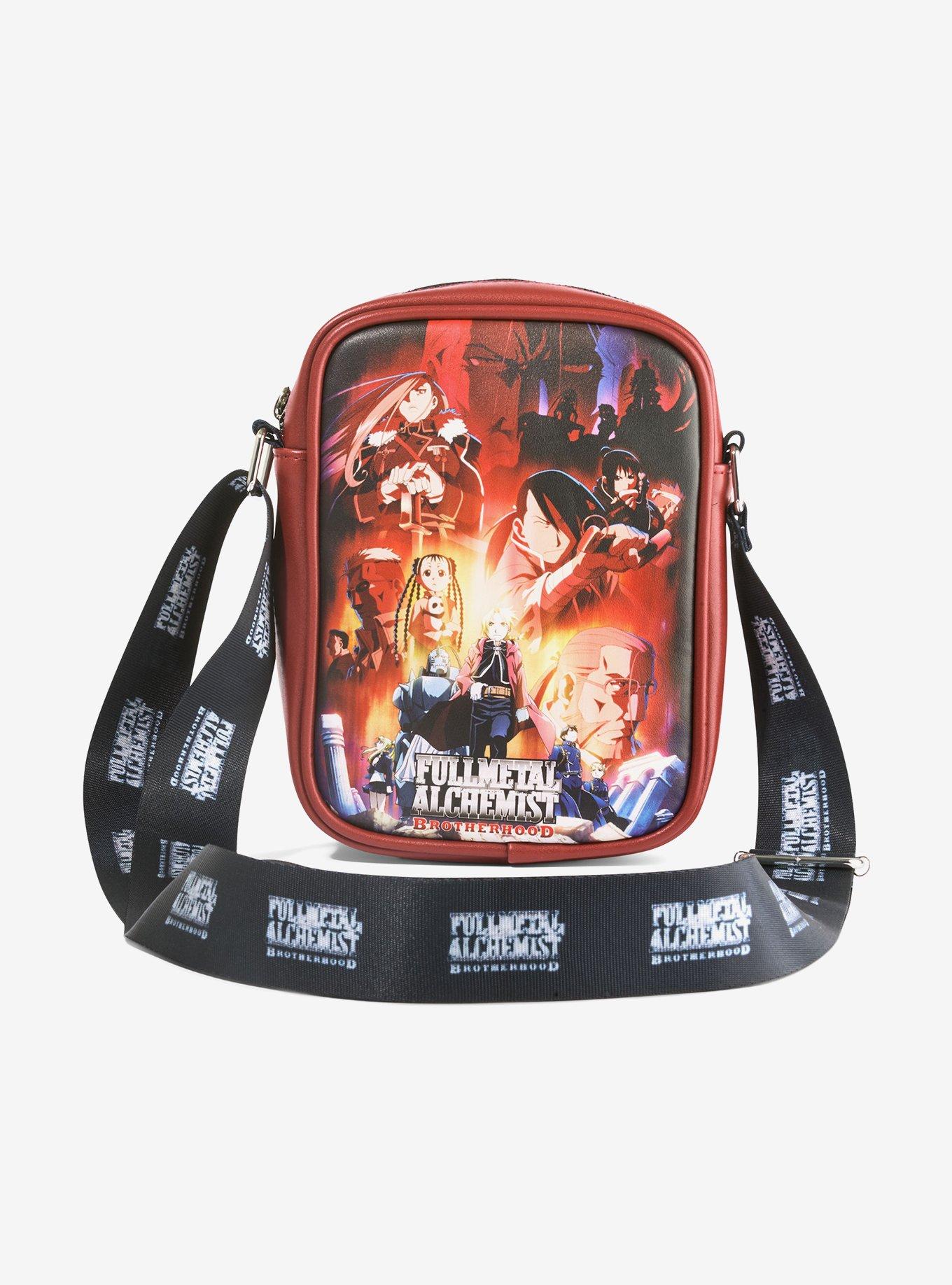 Fullmetal Alchemist Brotherhood Elric Brothers Pose & Scene Crossbody Bag, , hi-res