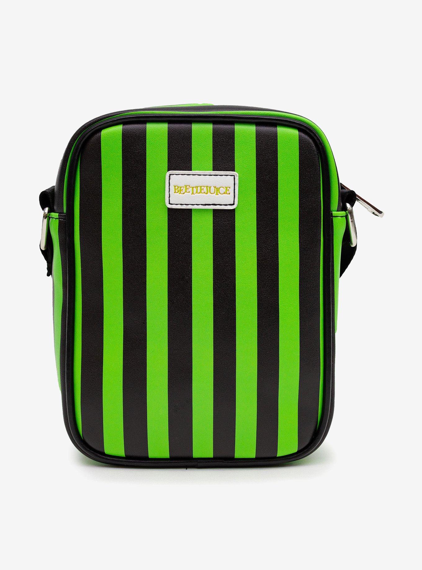 Beetlejuice Chibi Beetlejuice Pose Applique Crossbody Bag, , alternate