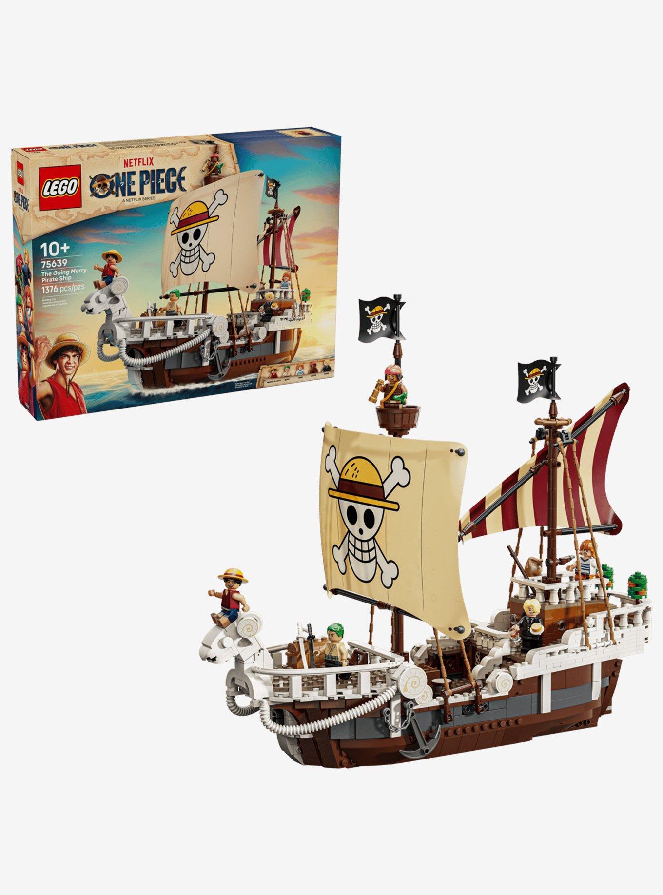 Lego Netflix One Piece The Going Merry Pirate Ship Build Set, , alternate