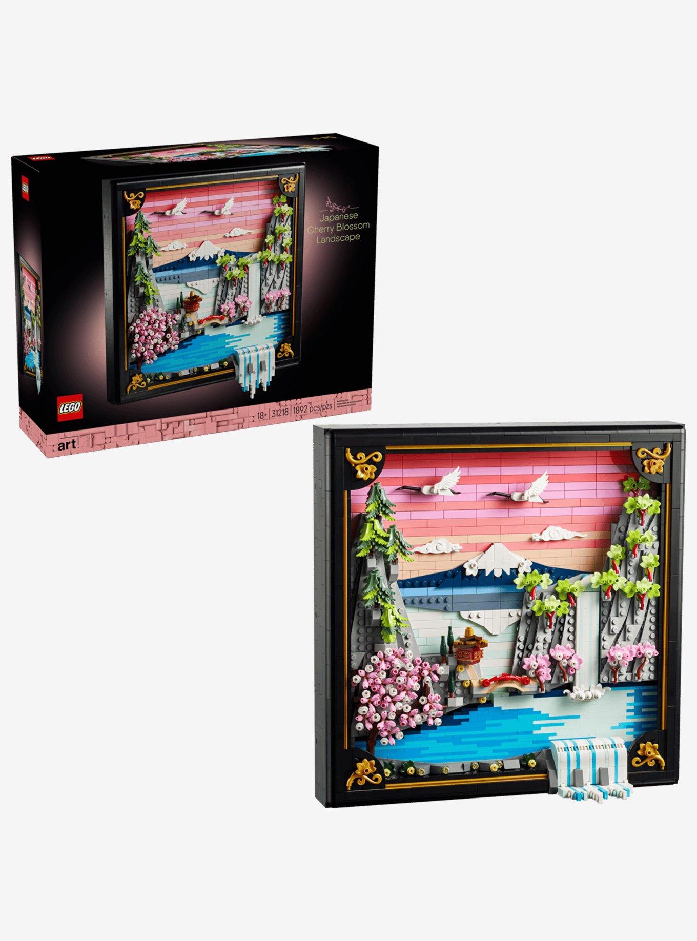 Lego Japanese Cherry Blossom Landscape Build Set