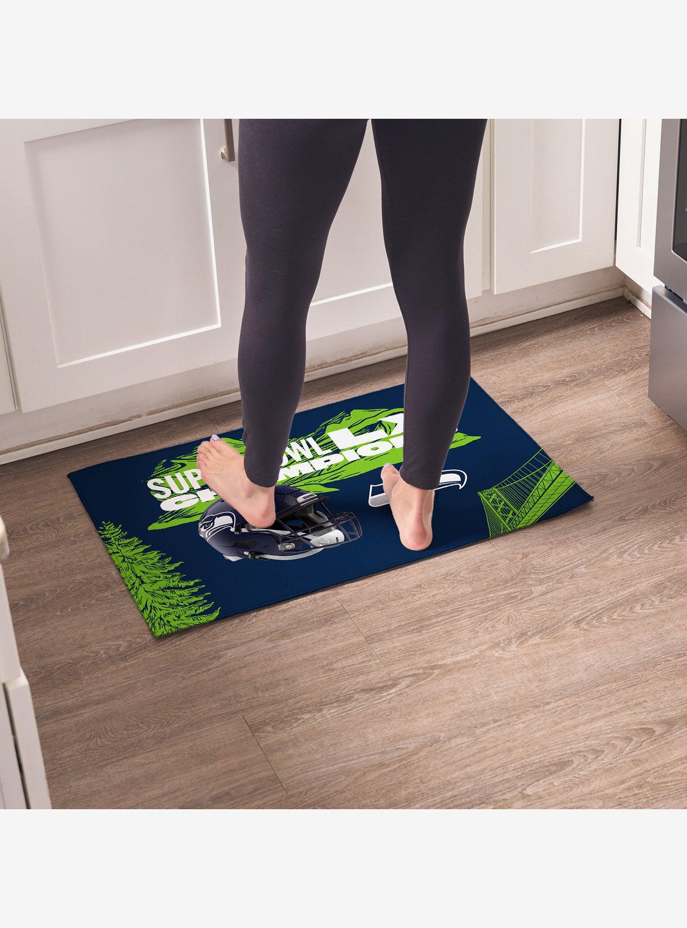 NFL Super Bowl 2026 Seattle Seahawks Champs Baker Washable Rug, , hi-res