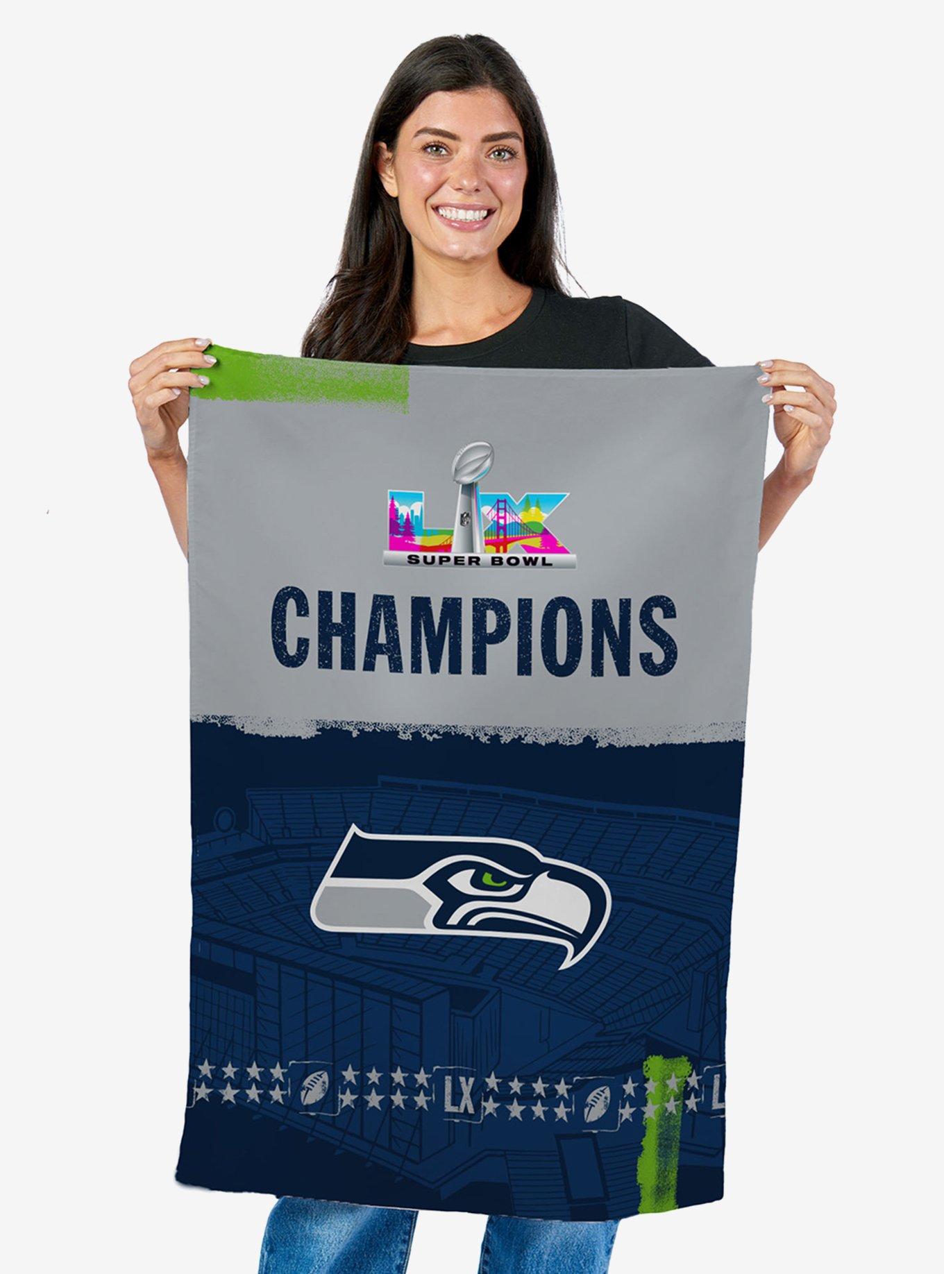 NFL Super Bowl 2026 Seattle Seahawks Champs Ferry Tapestry, , hi-res
