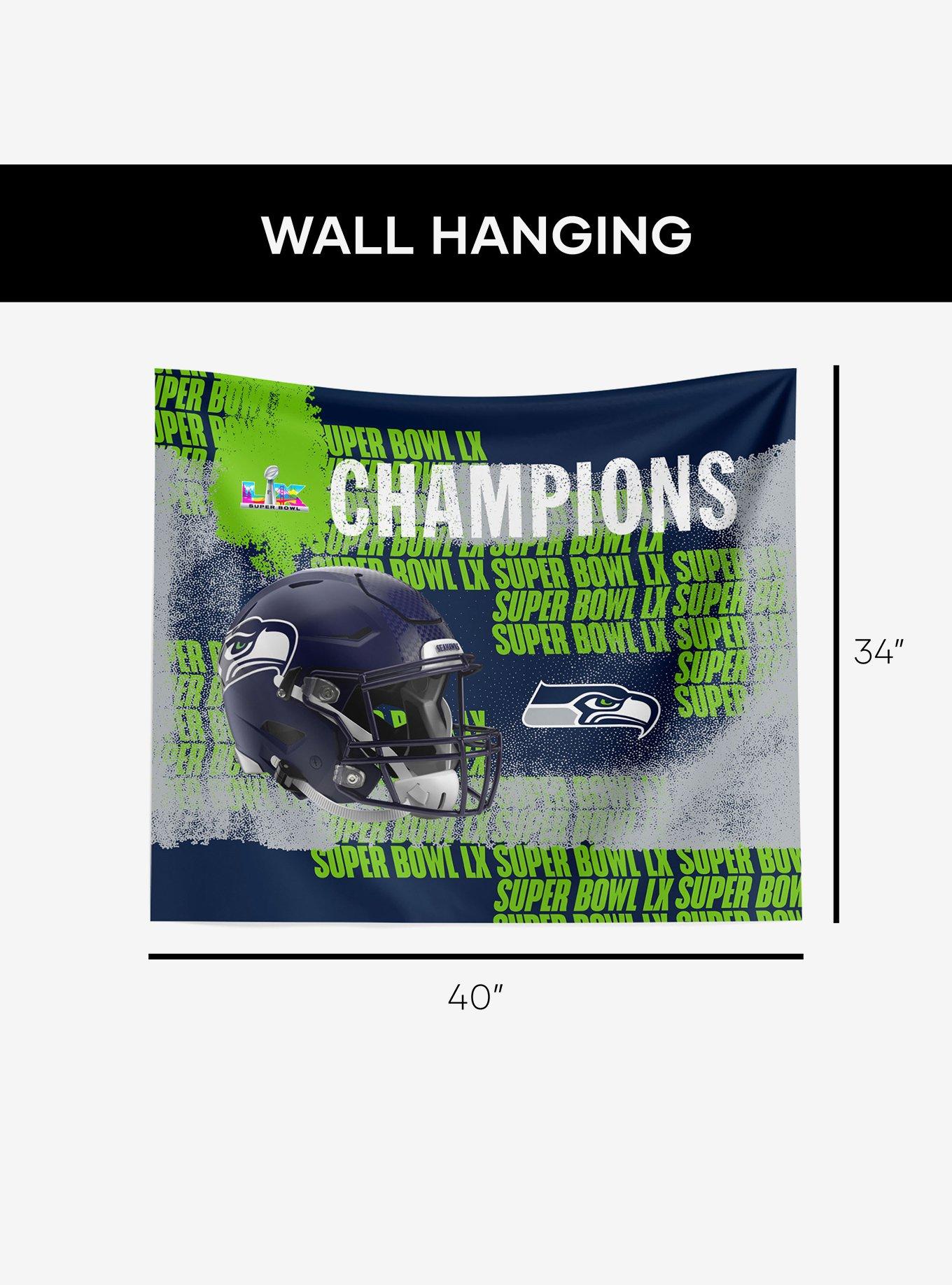 NFL Super Bowl 2026 Seattle Seahawks Champs Lombard Wall Hanging, , alternate