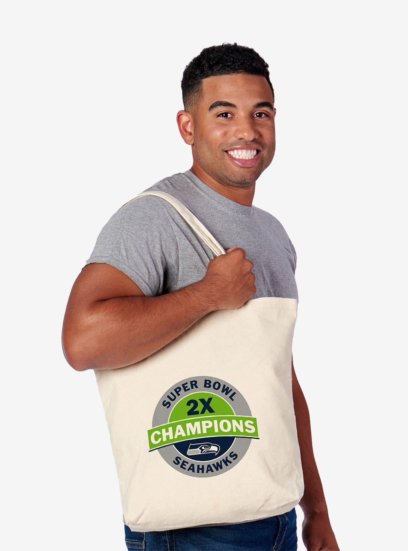 NFL Super Bowl 2026 Seattle Seahawks Multi Champs Gate Tote Bag, , alternate