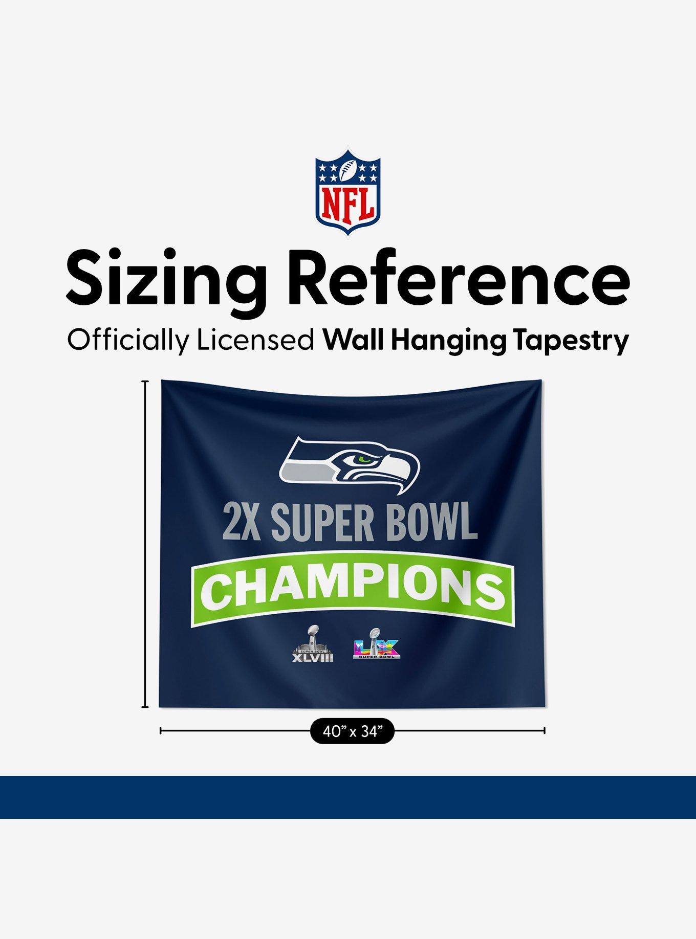 NFL Super Bowl 2026 Seattle Seahawks Multi Champs Grind Wall Hanging, , alternate - view 5