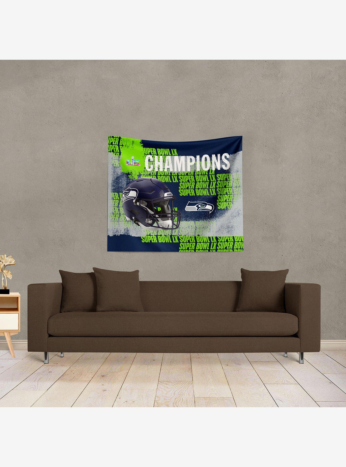 NFL Super Bowl 2026 Seattle Seahawks Champs Lombard Wall Hanging, , alternate