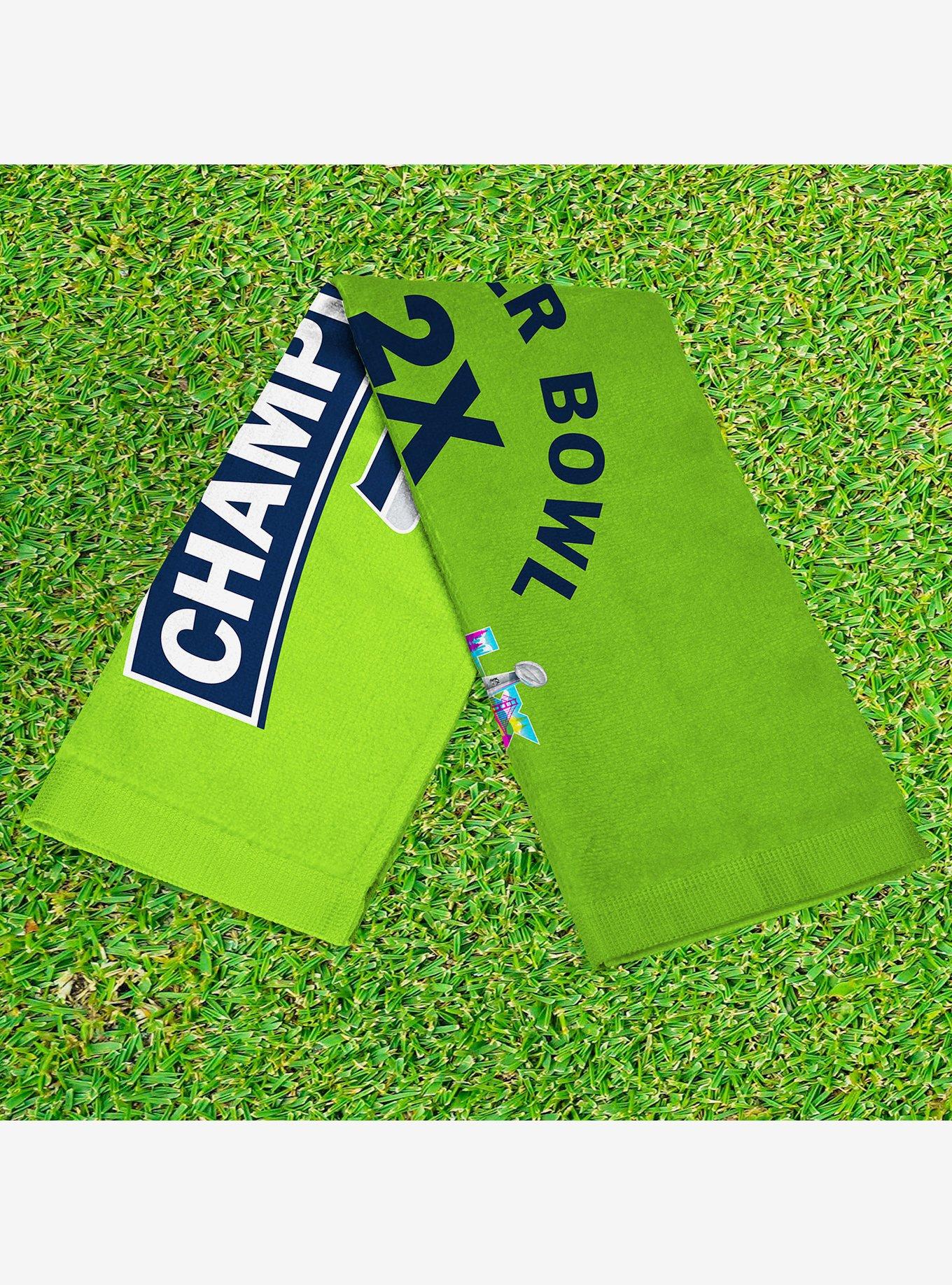 NFL Super Bowl 2026 Seattle Seahawks Multi Champs Built Fan Towel, , alternate