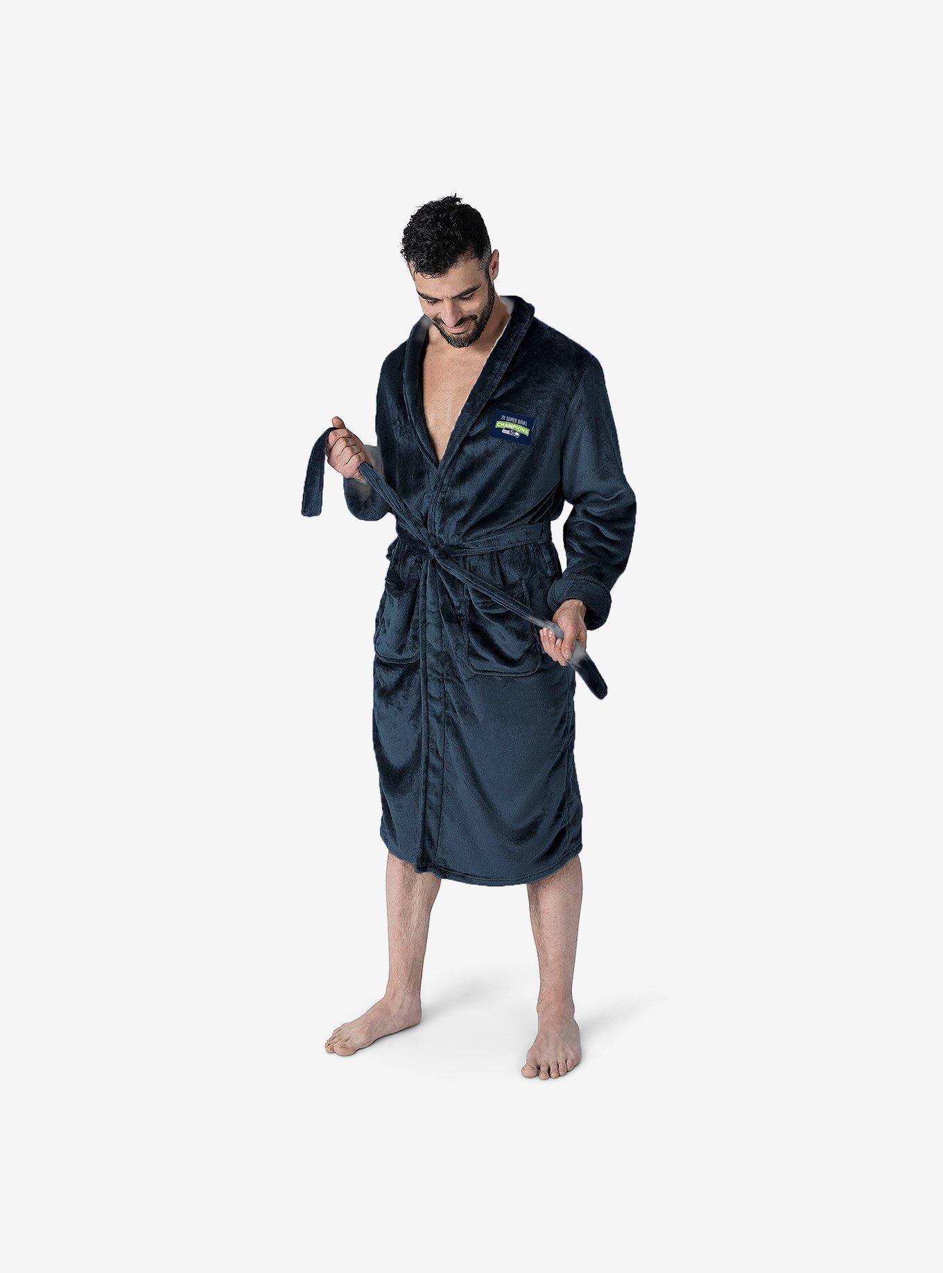 NFL Super Bowl 2026 Seattle Seahawks Multi Champs Fog Silk Touch Robe, MULTI, alternate