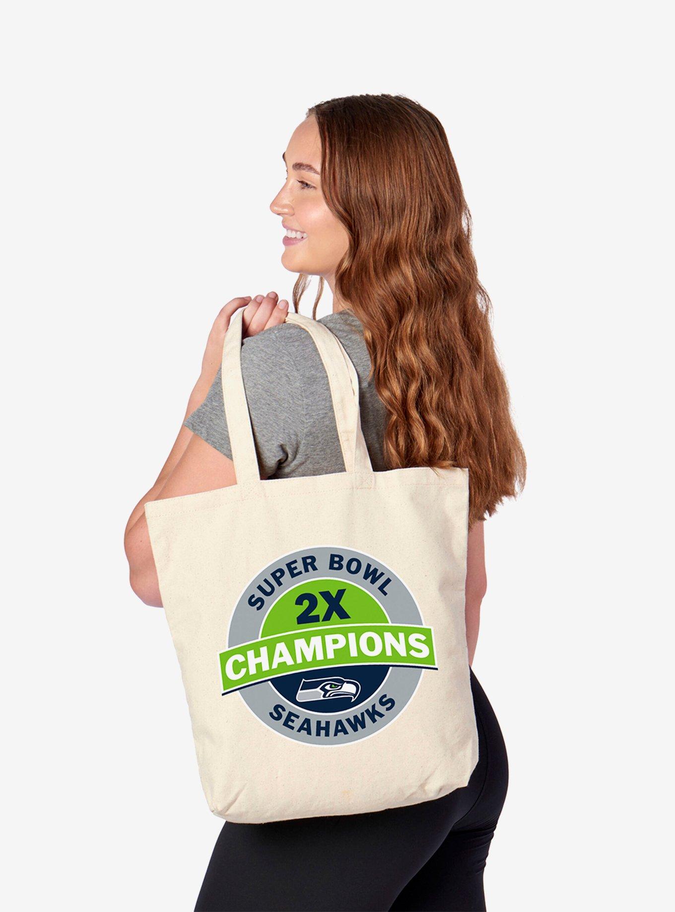 NFL Super Bowl 2026 Seattle Seahawks Multi Champs Gate Tote Bag, , alternate