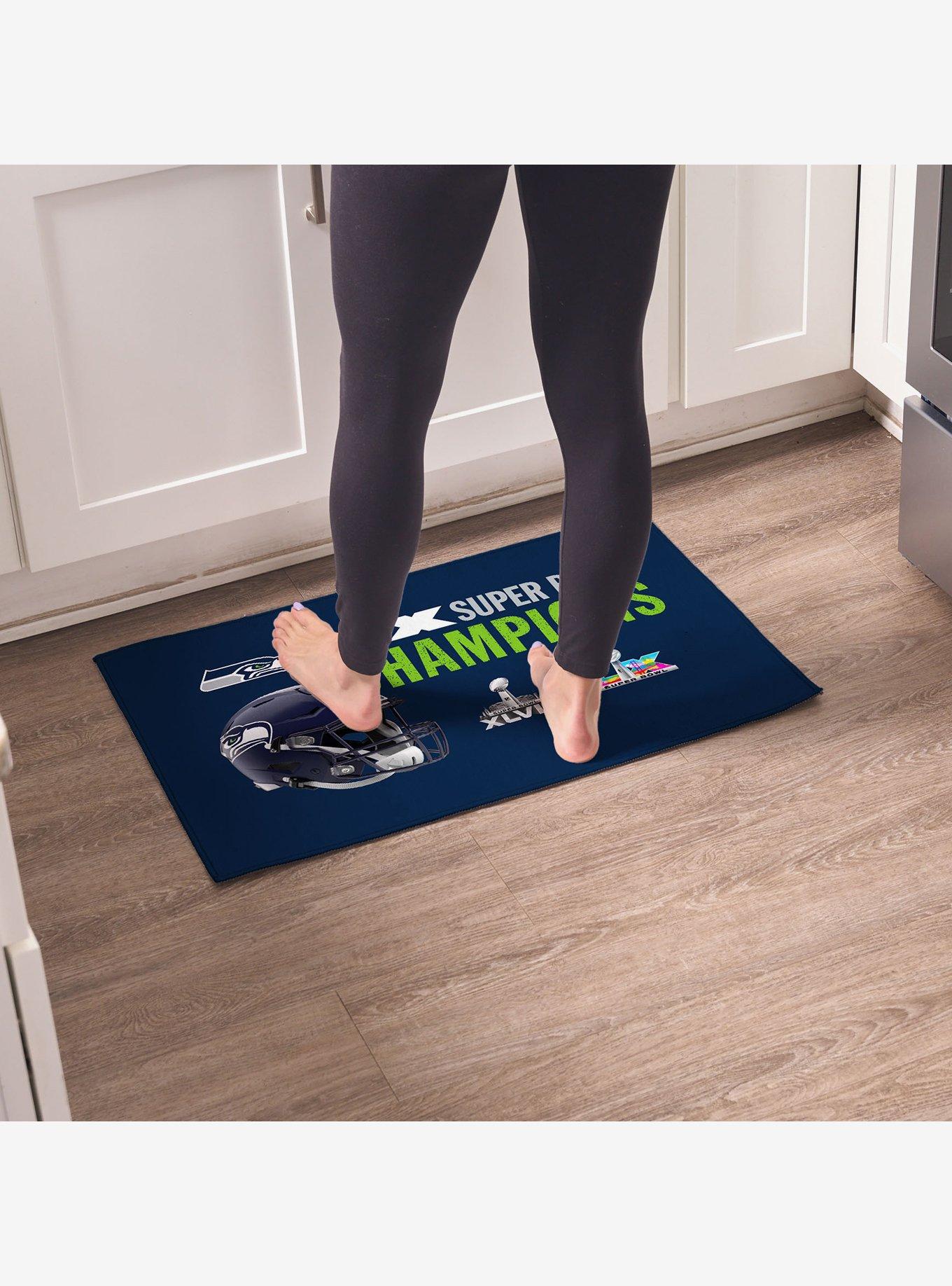 NFL Super Bowl 2026 Seattle Seahawks Multi Champs Rush Washable Rug, , hi-res