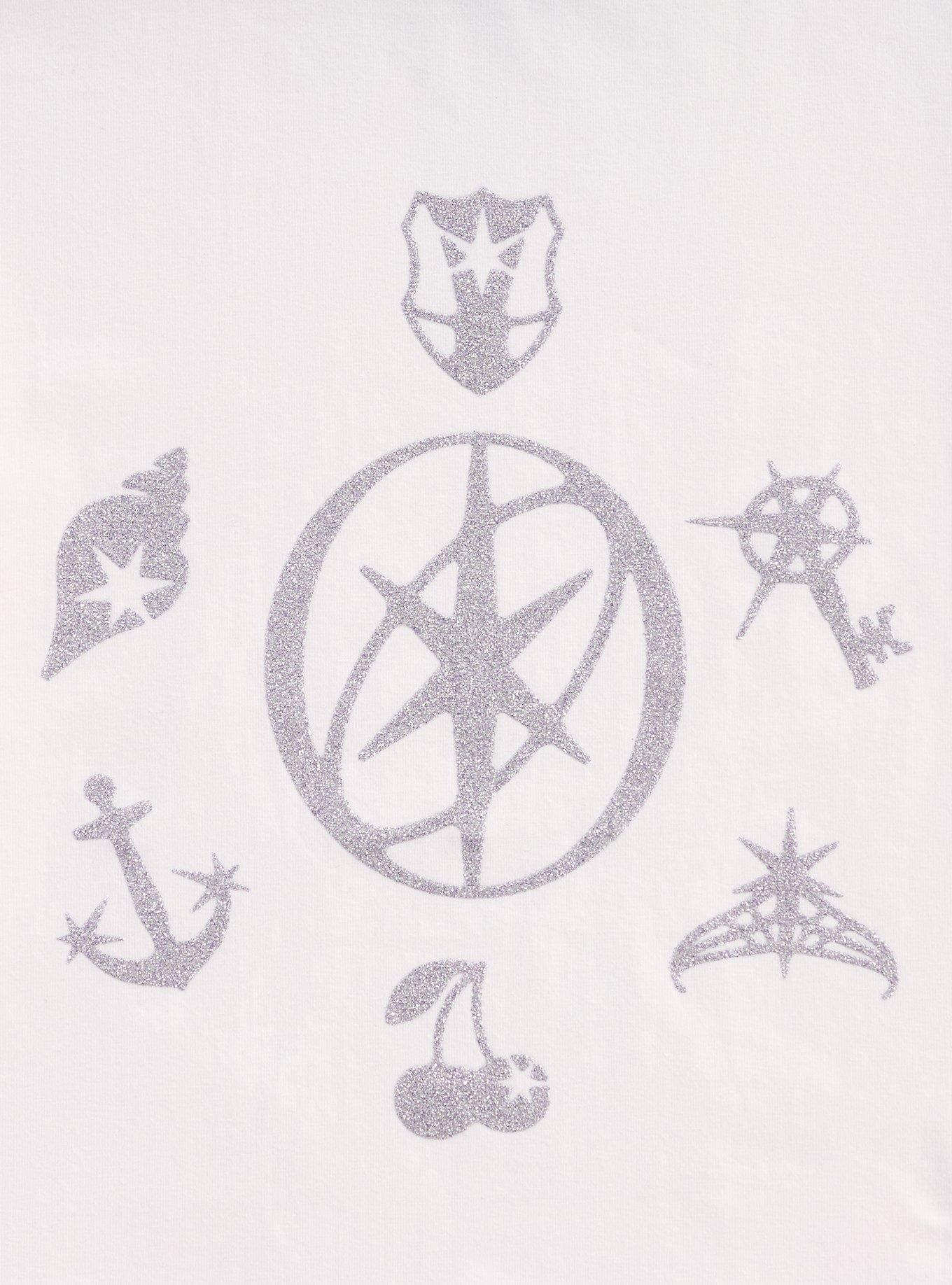 KATSEYE Glitter Icons Girls Baby T-Shirt, BRIGHT WHITE, alternate